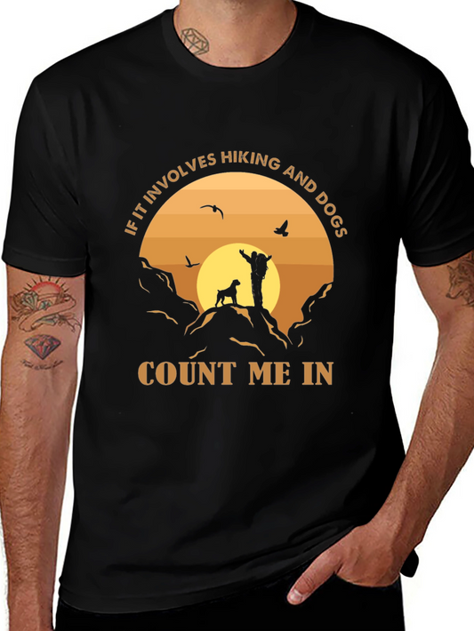 Hiking and Dog Lover T-Shirt