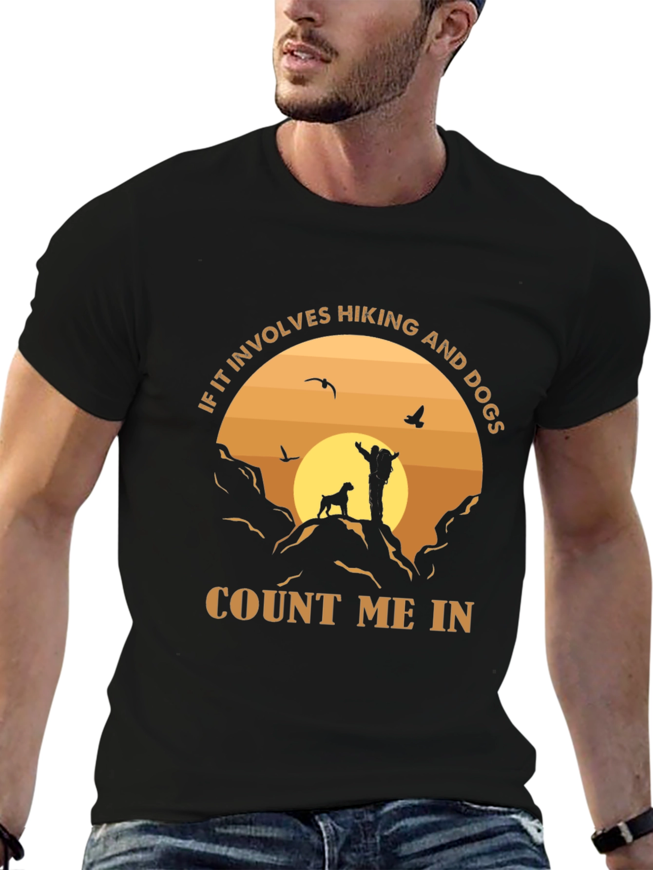 Hiking and Dog Lover T-Shirt