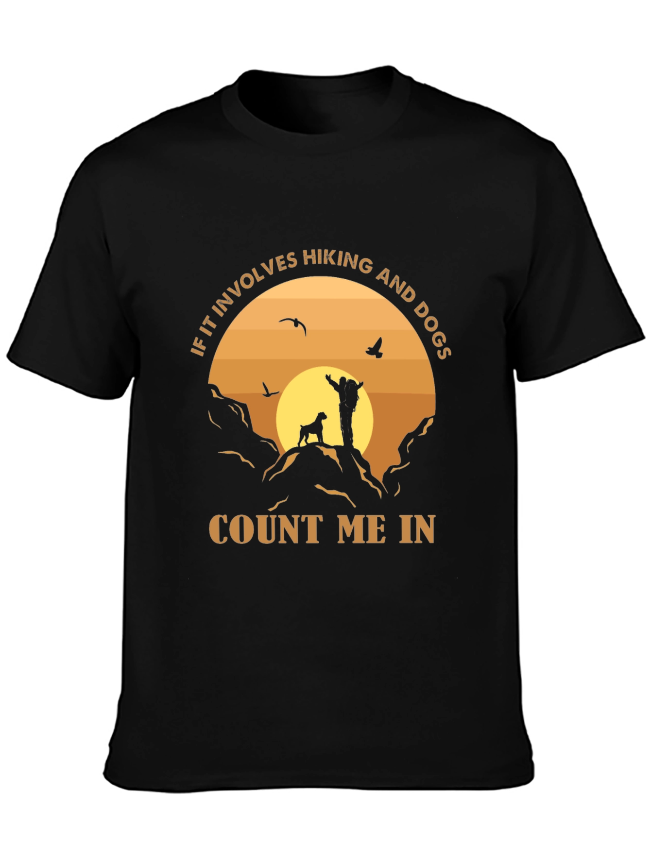 Hiking and Dog Lover T-Shirt