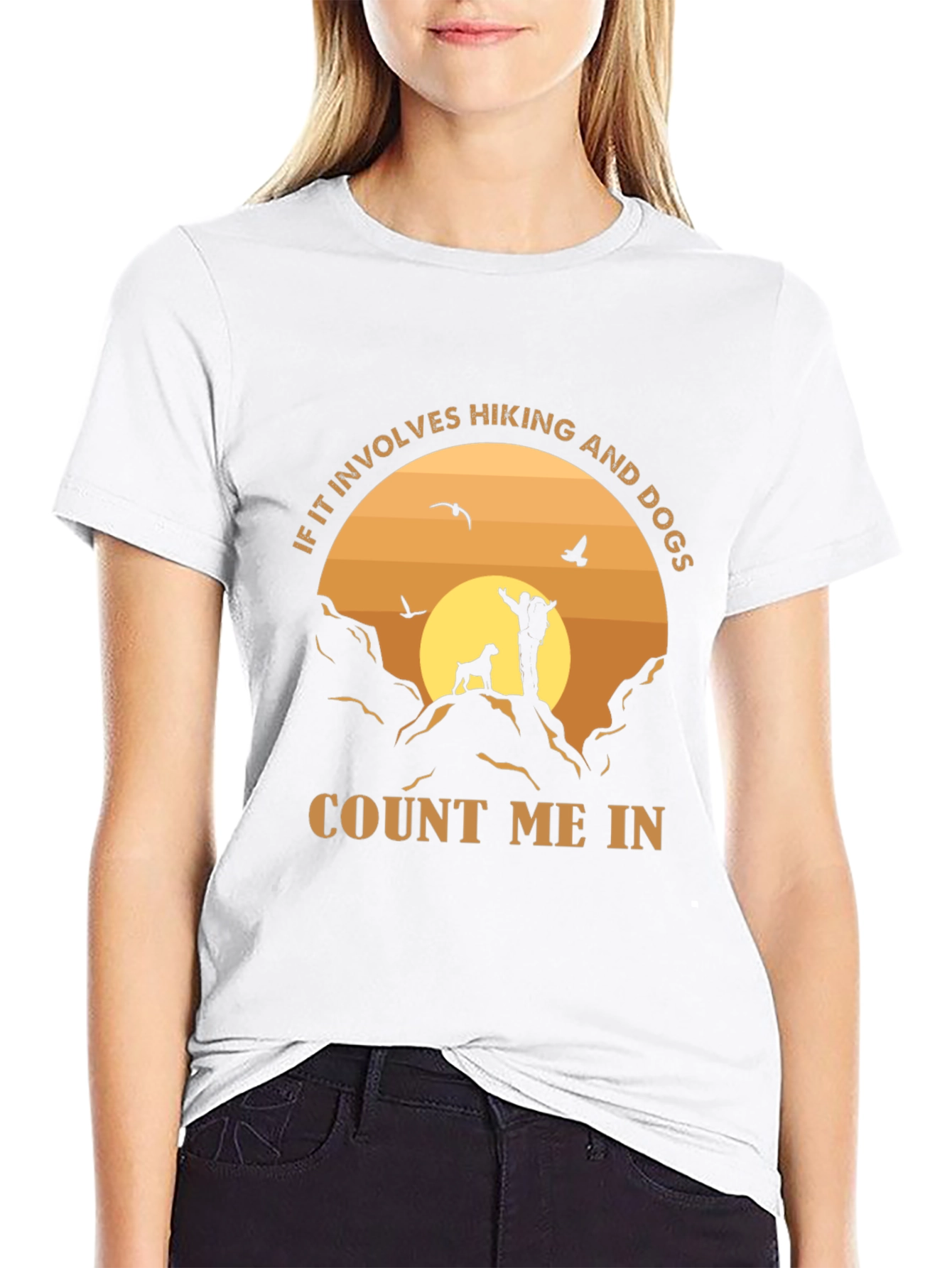 Hiking and Dog Lover T-Shirt