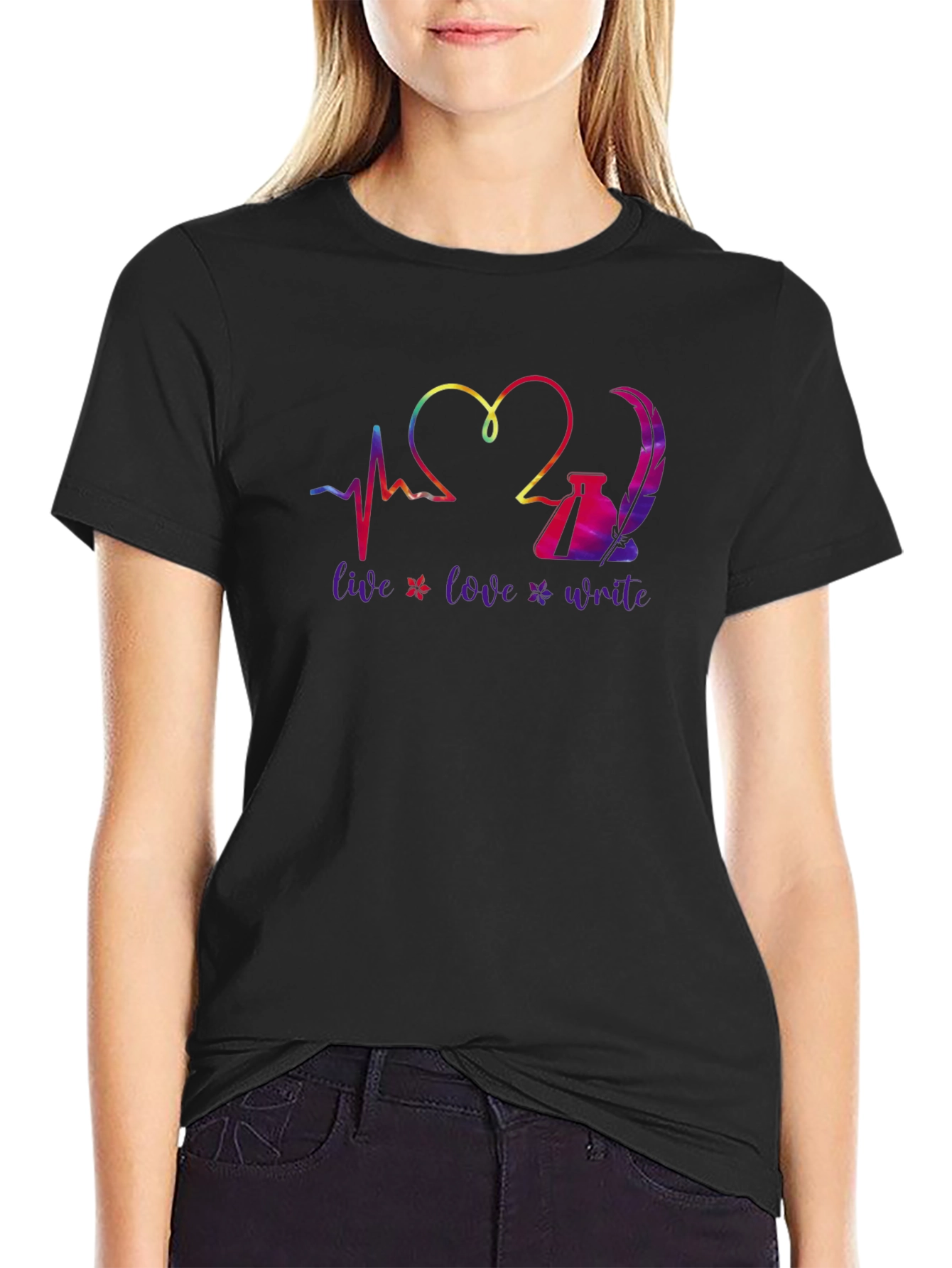Live Love Write Graphic Tee