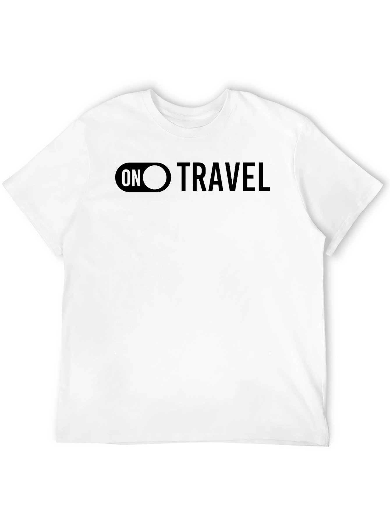 On Travel Black Graphic Tee Shirt