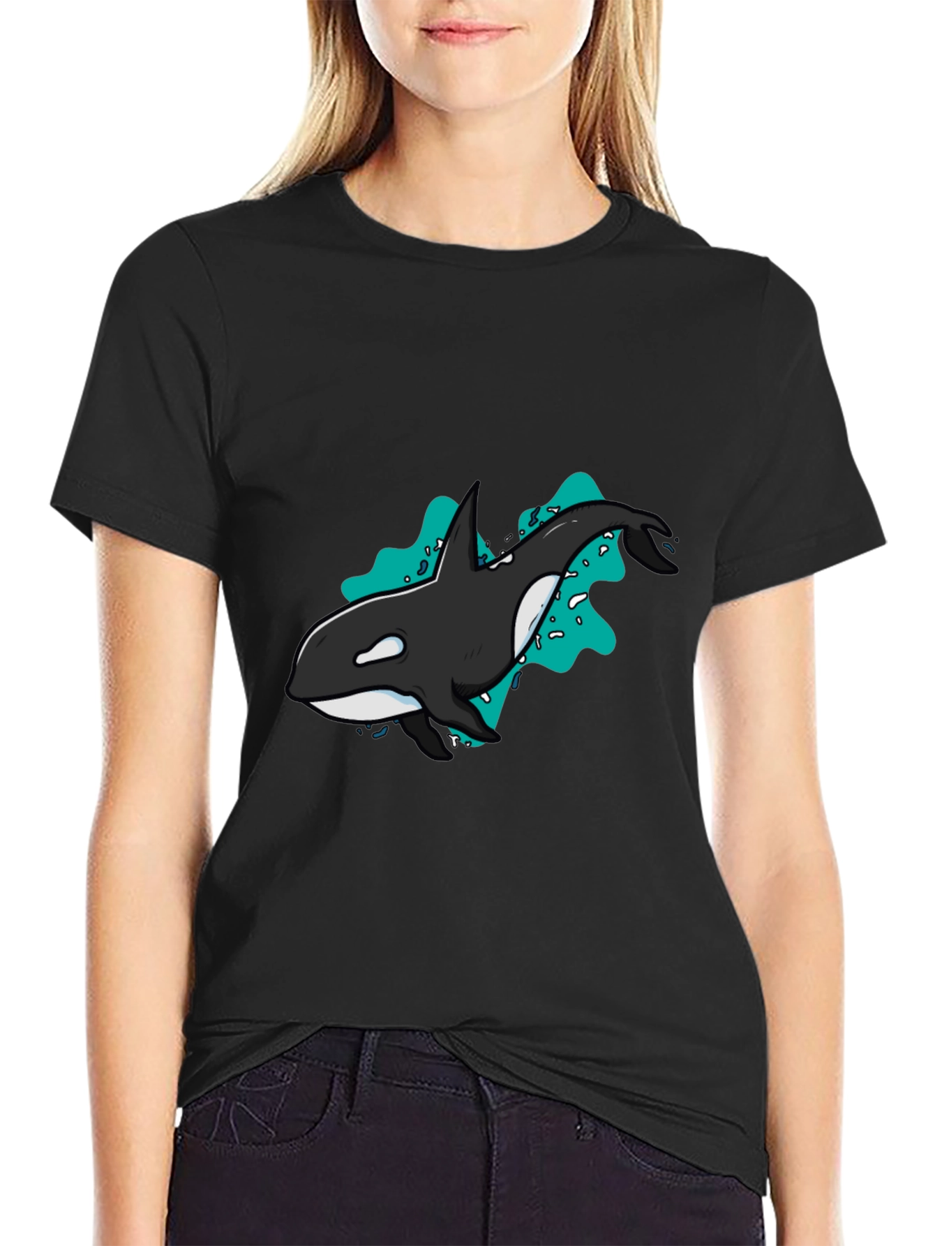 Orca Graphic T-Shirt - Killer Whale Design