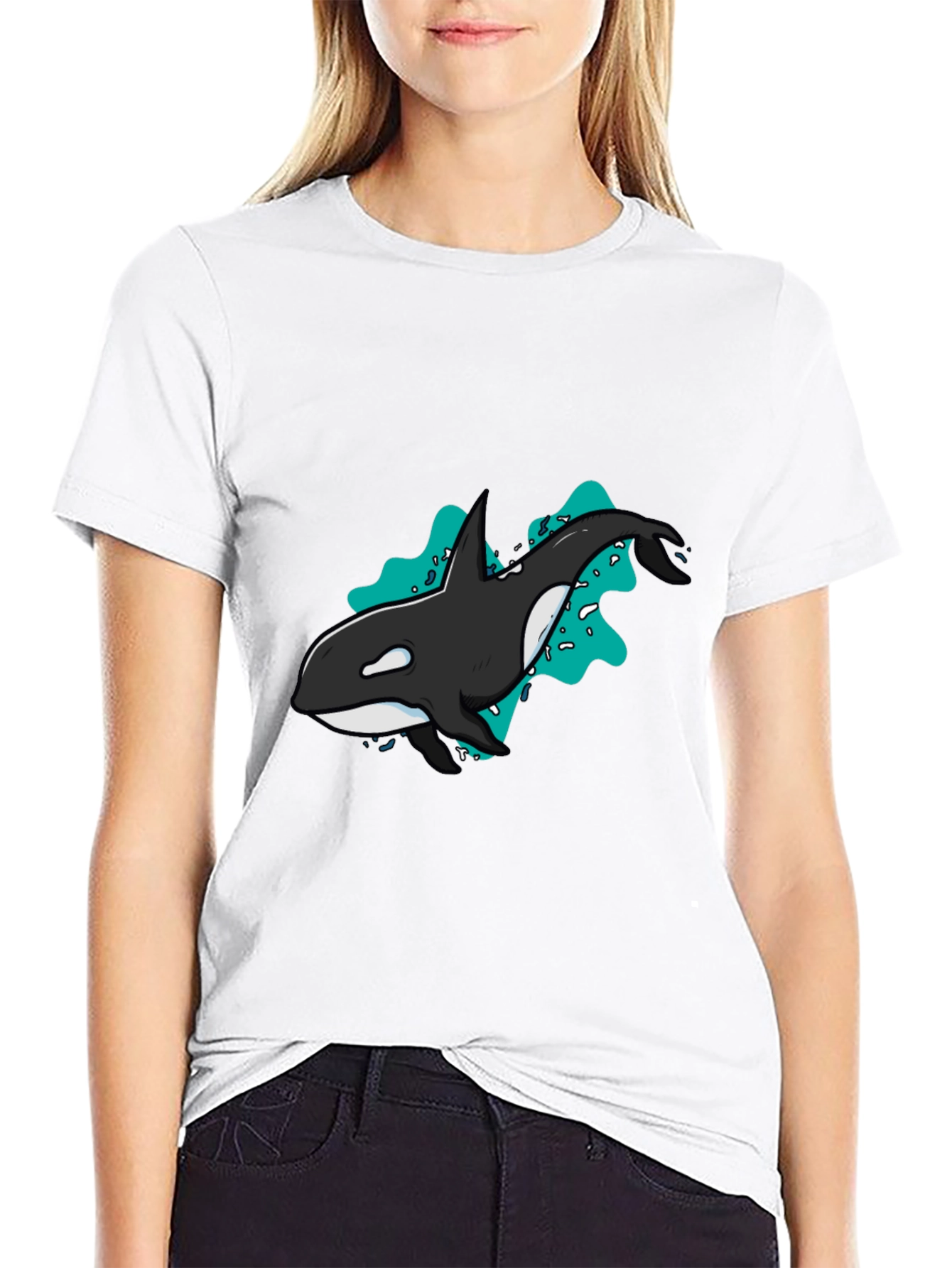Orca Graphic T-Shirt - Killer Whale Design