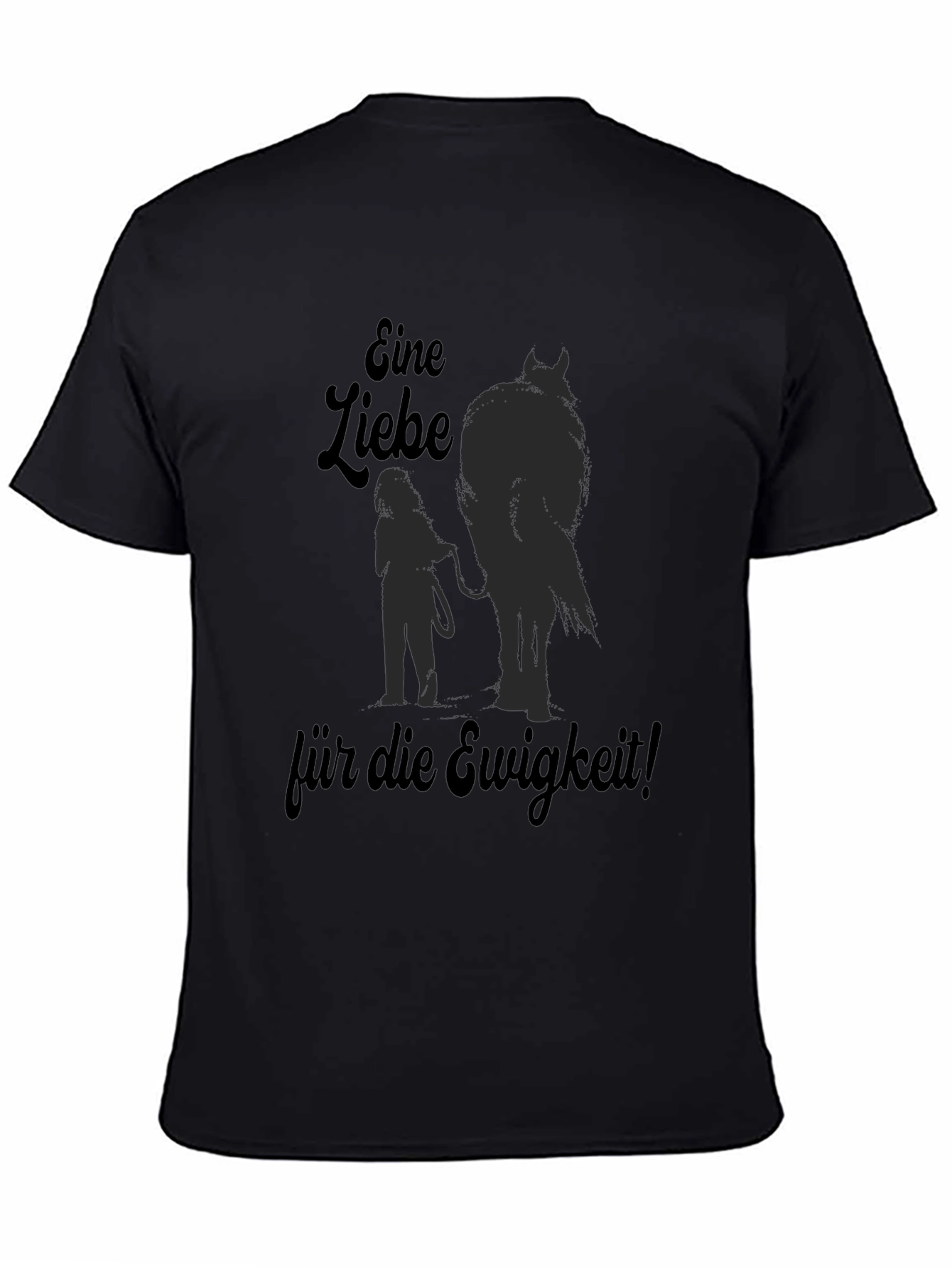 EINE LIEBE für die Ewigkeit Black Horse T-Shirt