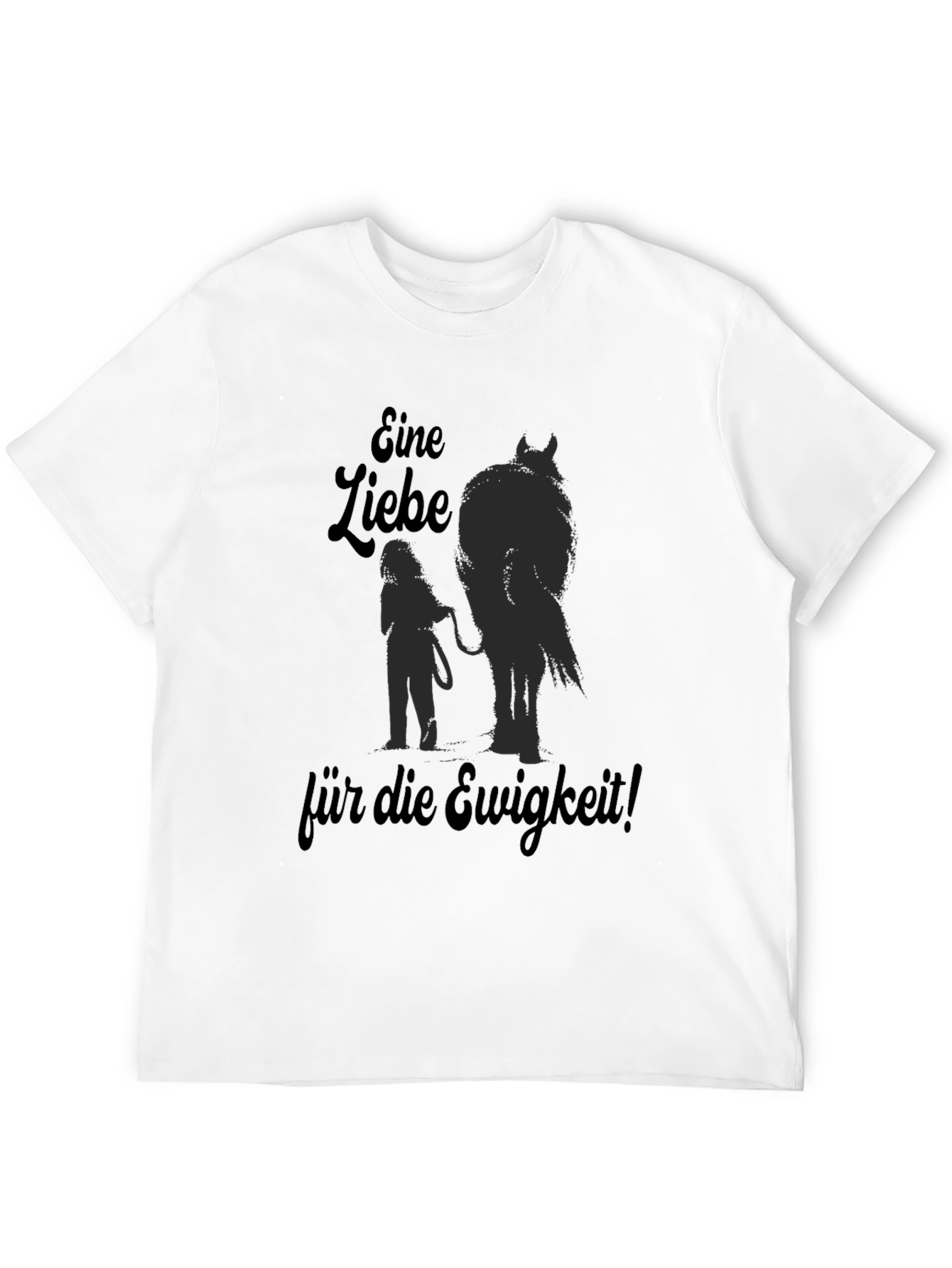 EINE LIEBE für die Ewigkeit Black Horse T-Shirt
