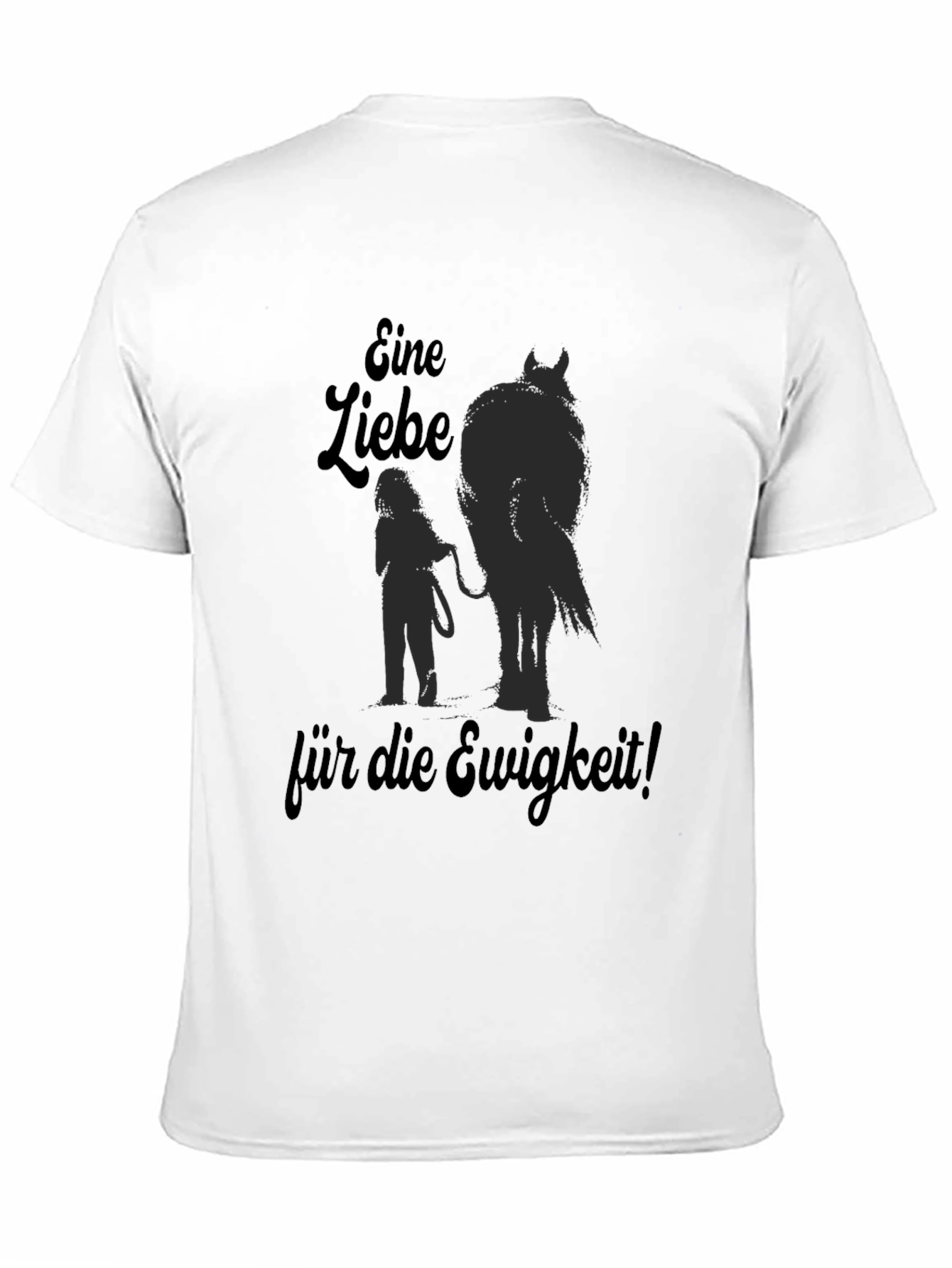 EINE LIEBE für die Ewigkeit Black Horse T-Shirt