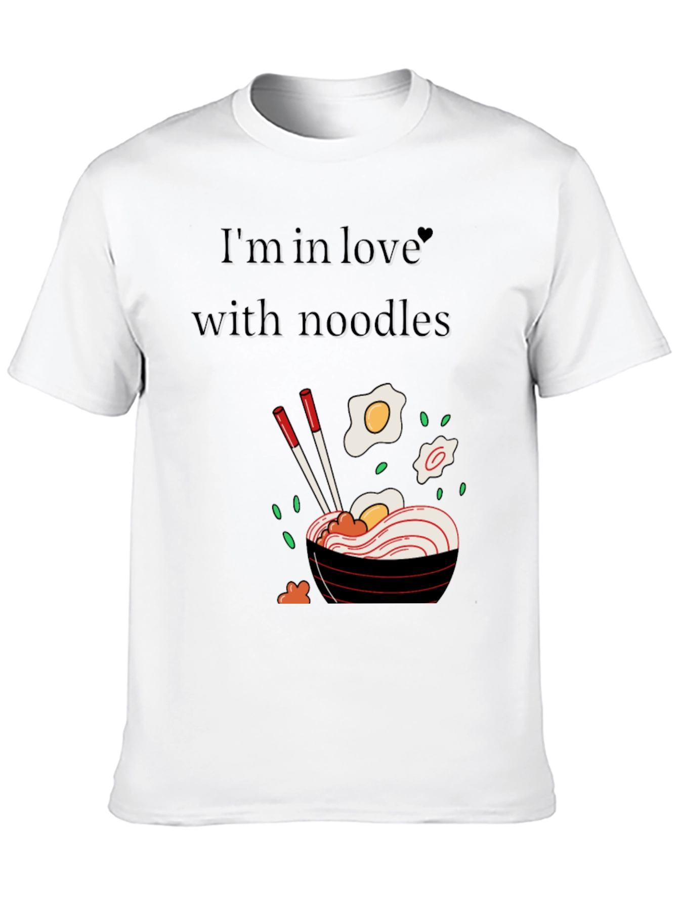 Noodle Love Graphic Tee - Stylish Ramen T-Shirt