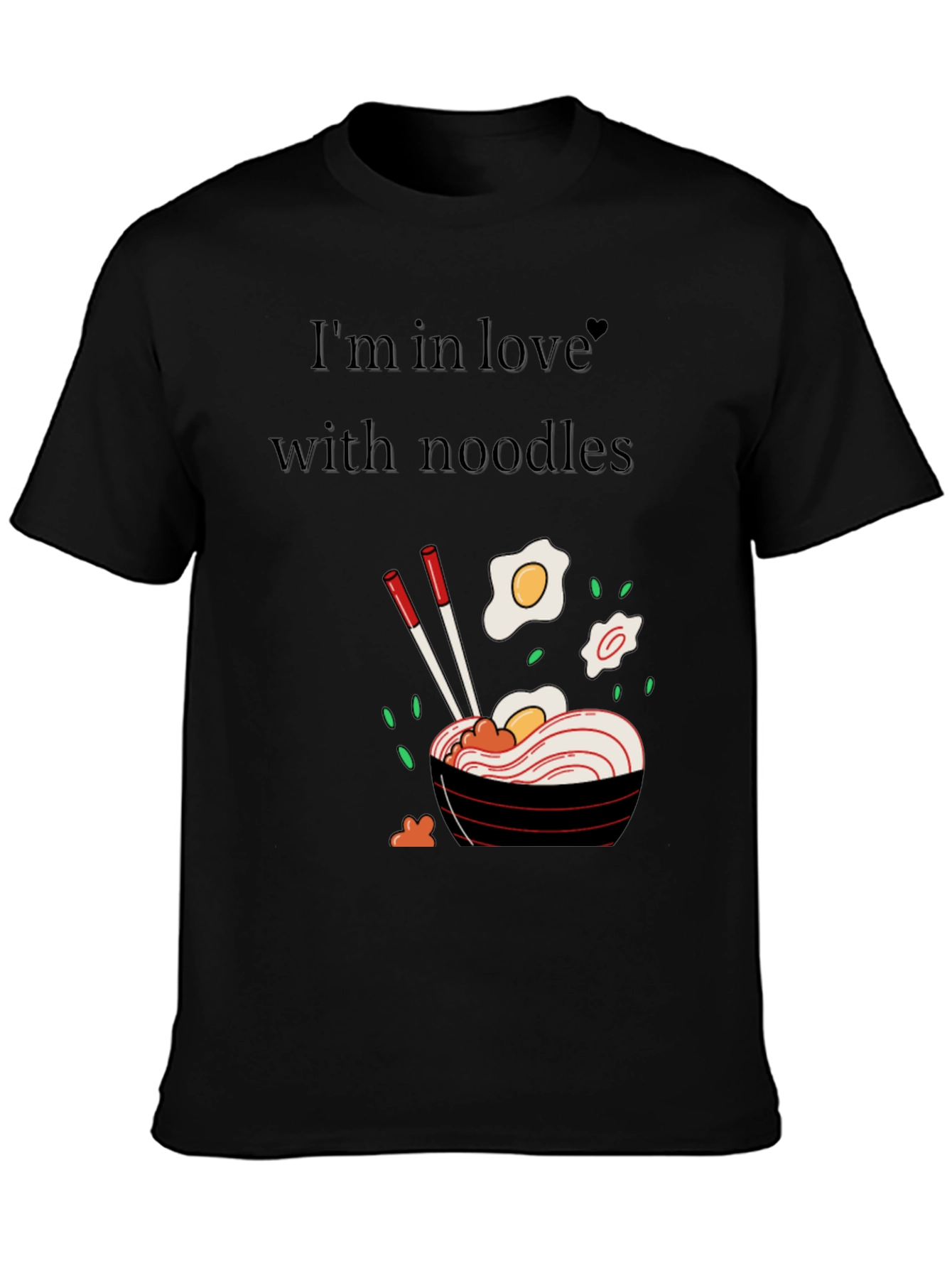 Noodle Love Graphic Tee - Stylish Ramen T-Shirt