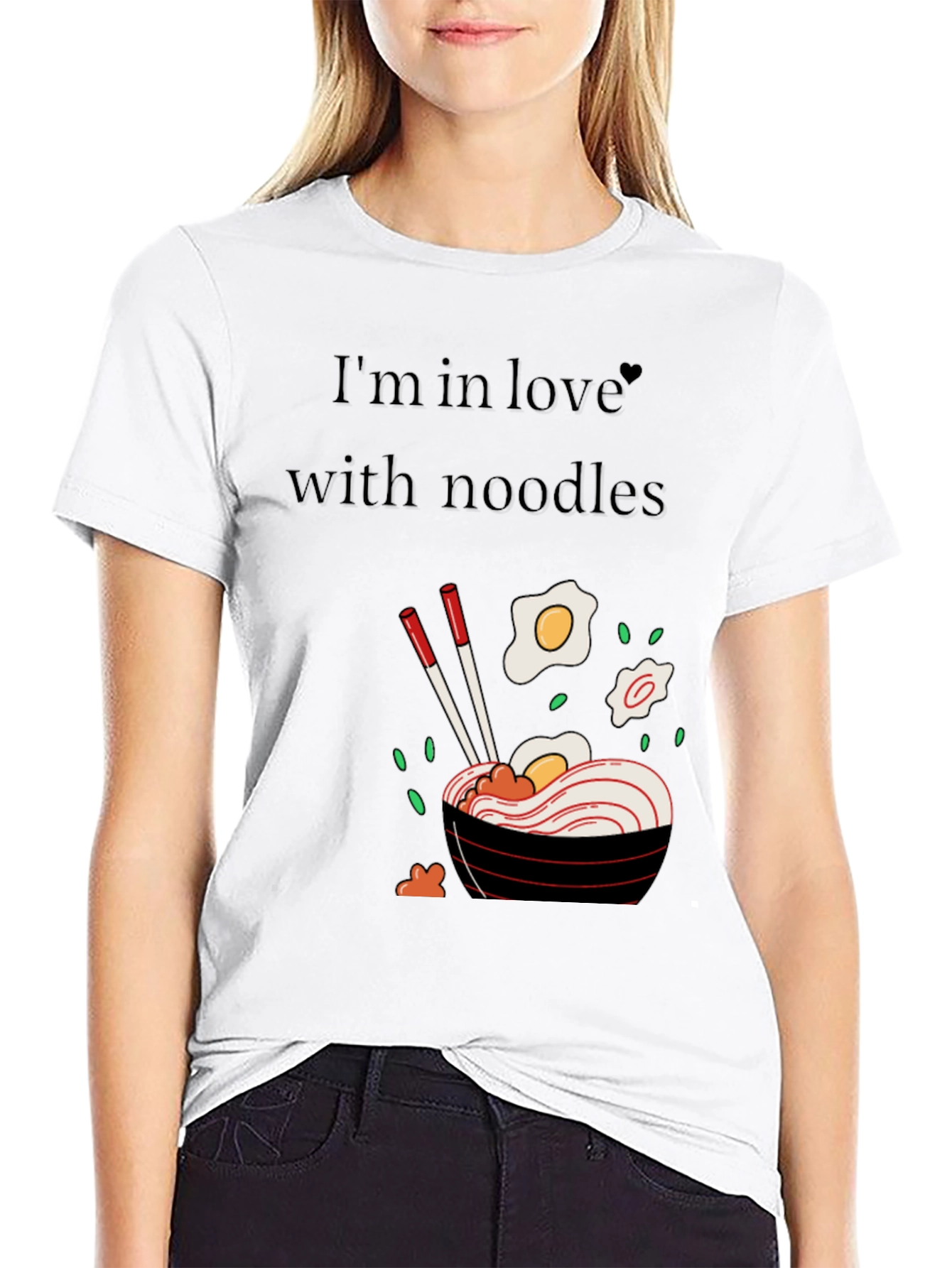 Noodle Love Graphic Tee - Stylish Ramen T-Shirt
