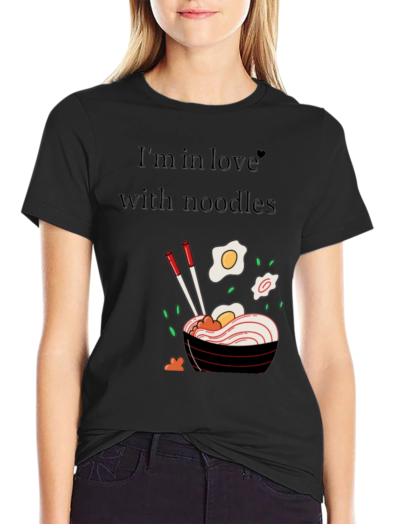 Noodle Love Graphic Tee - Stylish Ramen T-Shirt