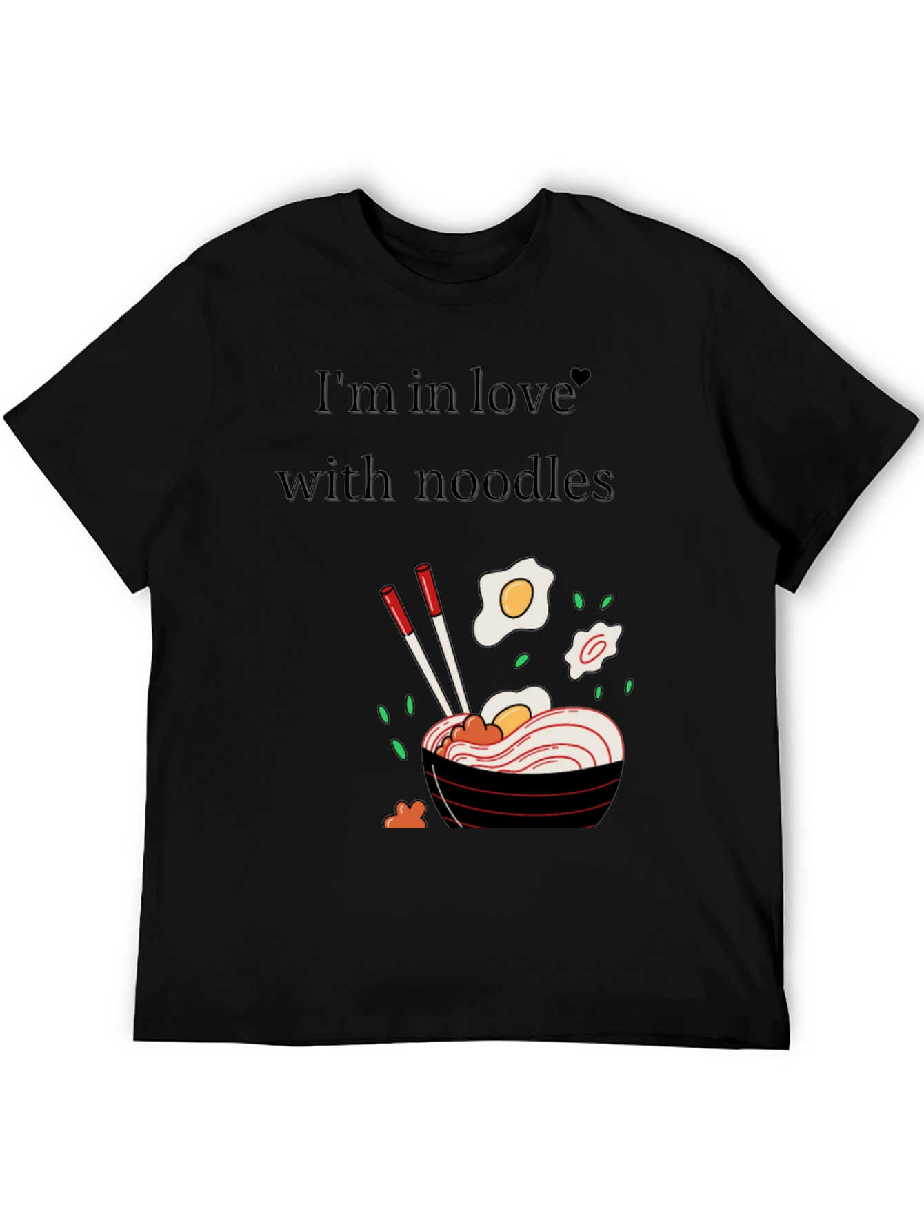 Noodle Love Graphic Tee - Stylish Ramen T-Shirt