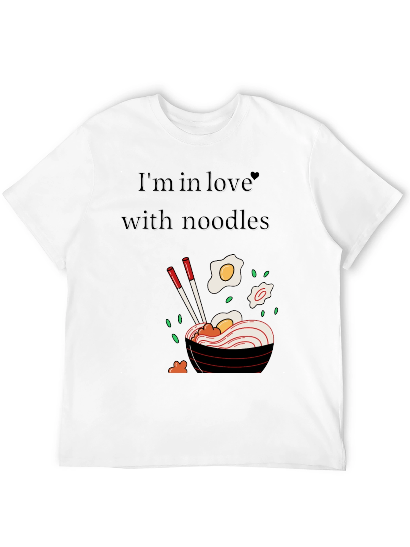 Noodle Love Graphic Tee - Stylish Ramen T-Shirt