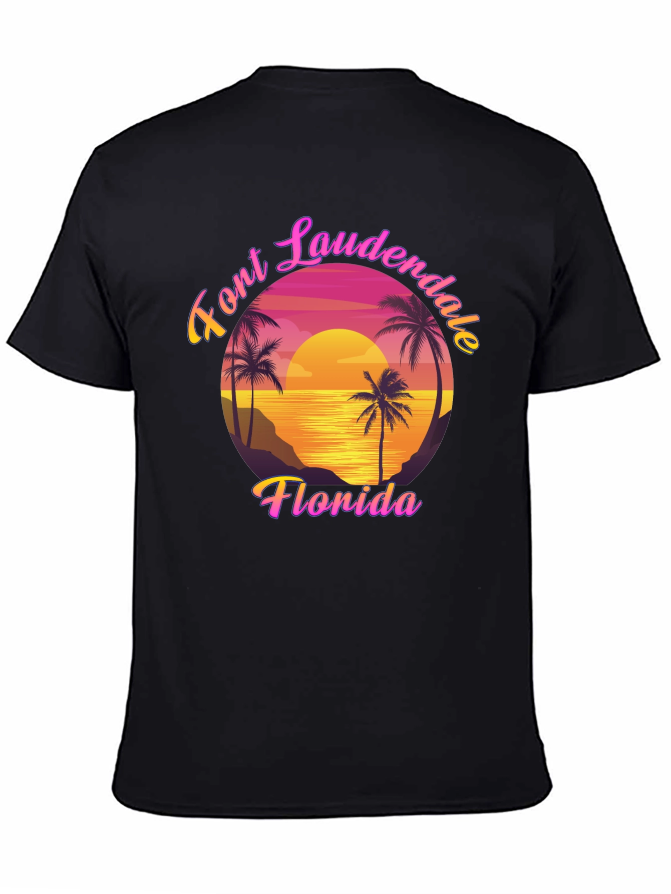 Fort Lauderdale Florida Retro Graphic T-Shirt