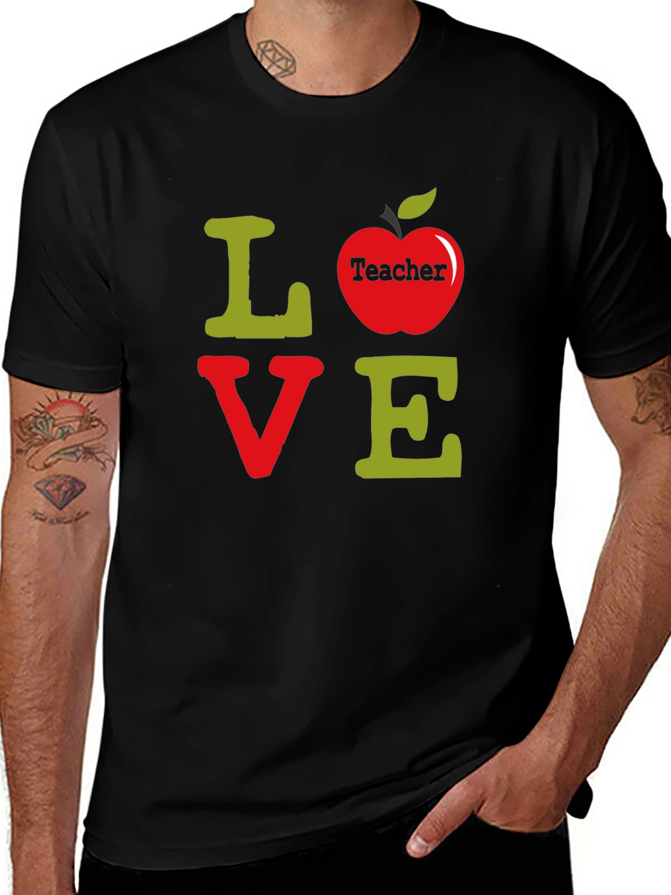 Love Teacher Graphic T-Shirt