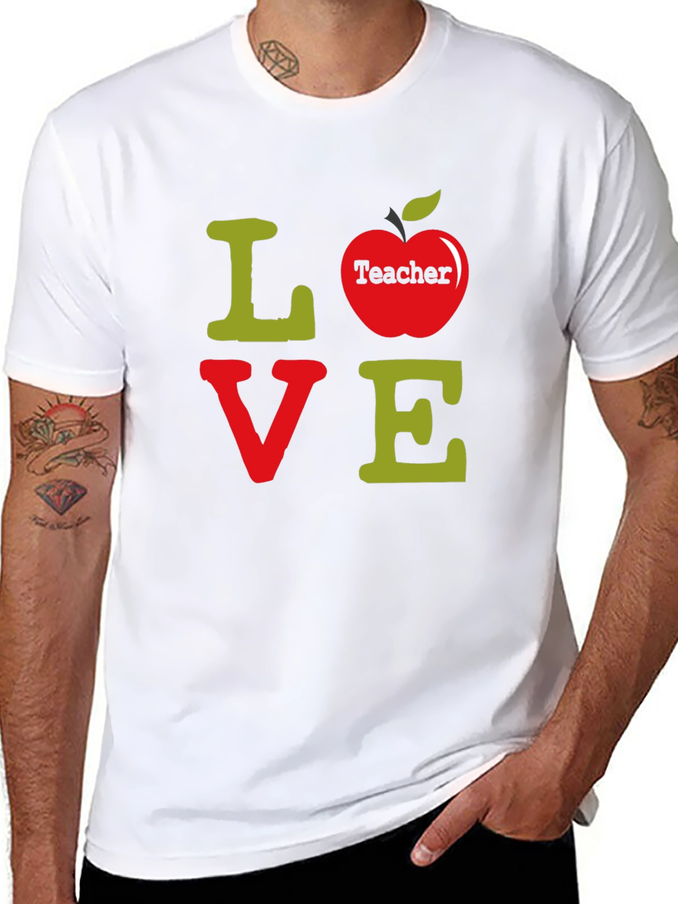 Love Teacher Graphic T-Shirt