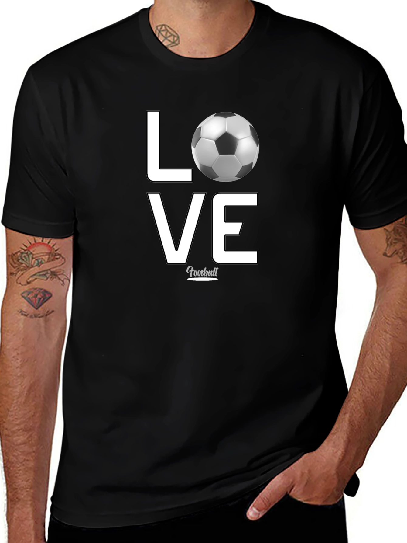 Love Football Graphic T-Shirt