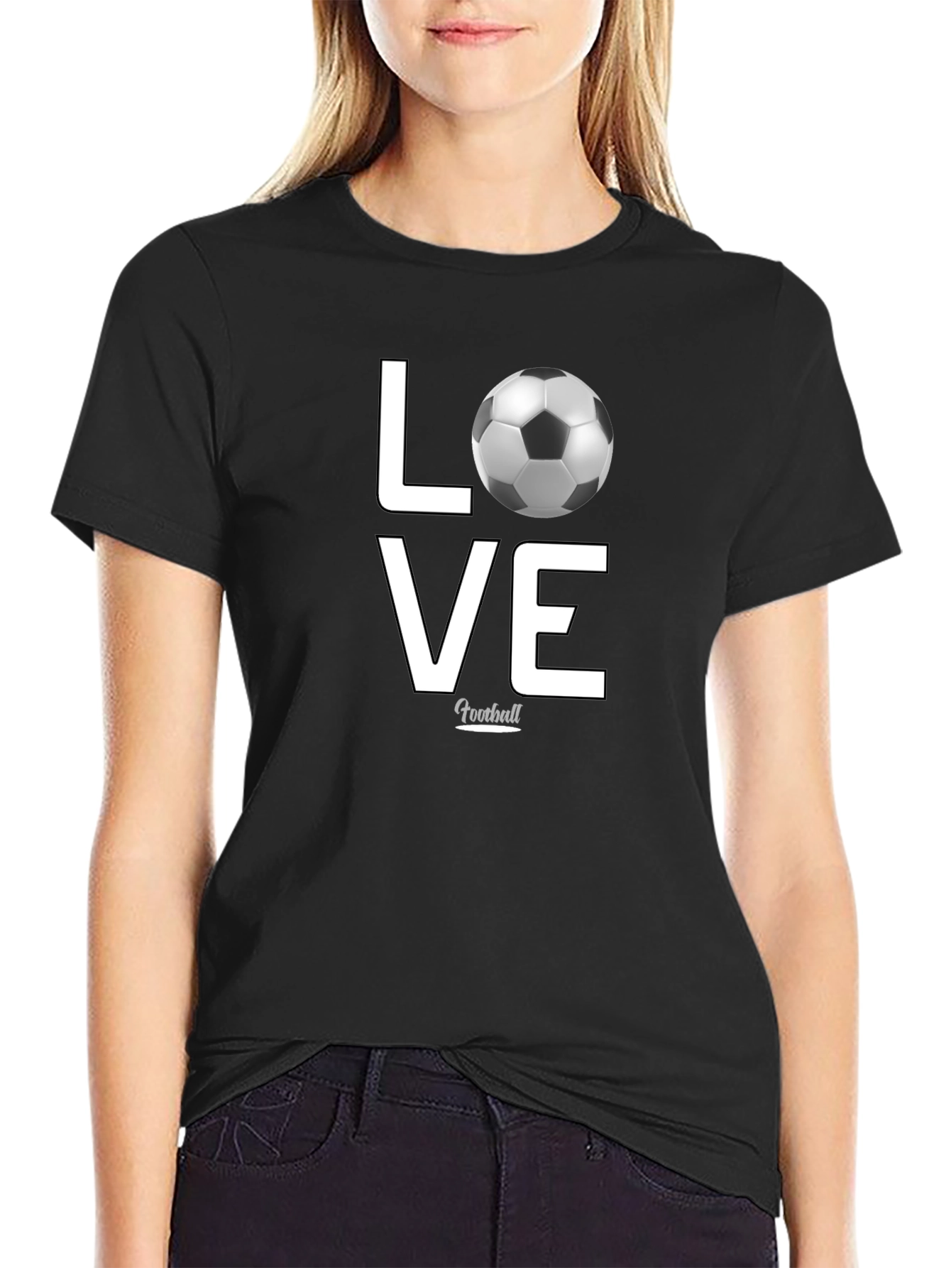 Love Football Graphic T-Shirt