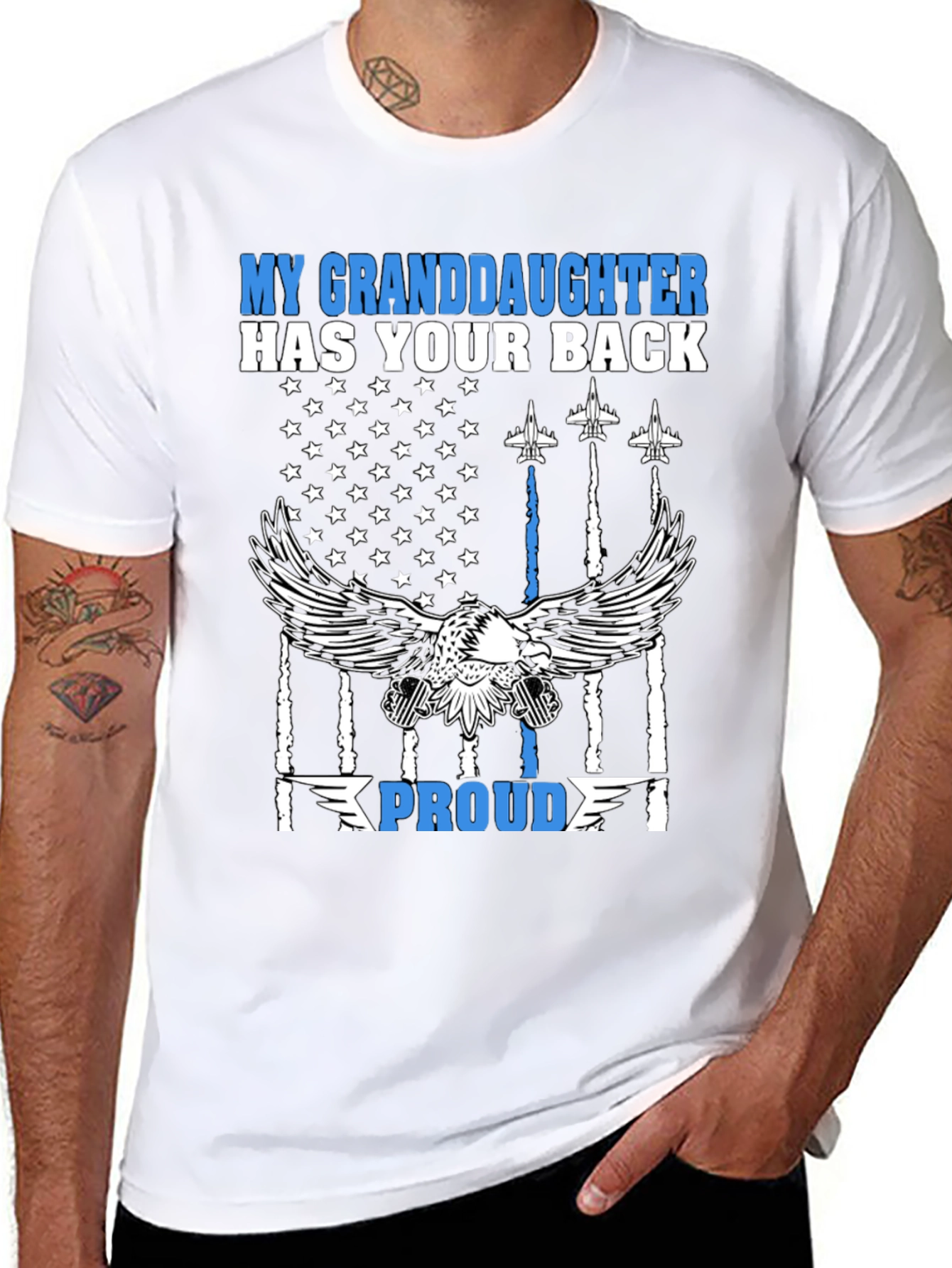 My Granddaughter Has Your Back T-Shirt