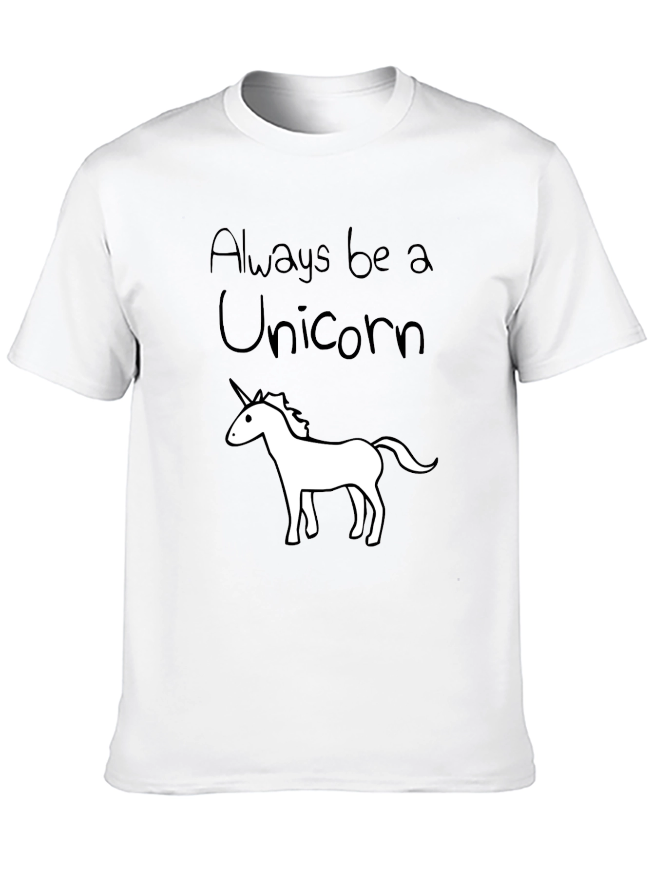 Always Be a Unicorn Black T-Shirt