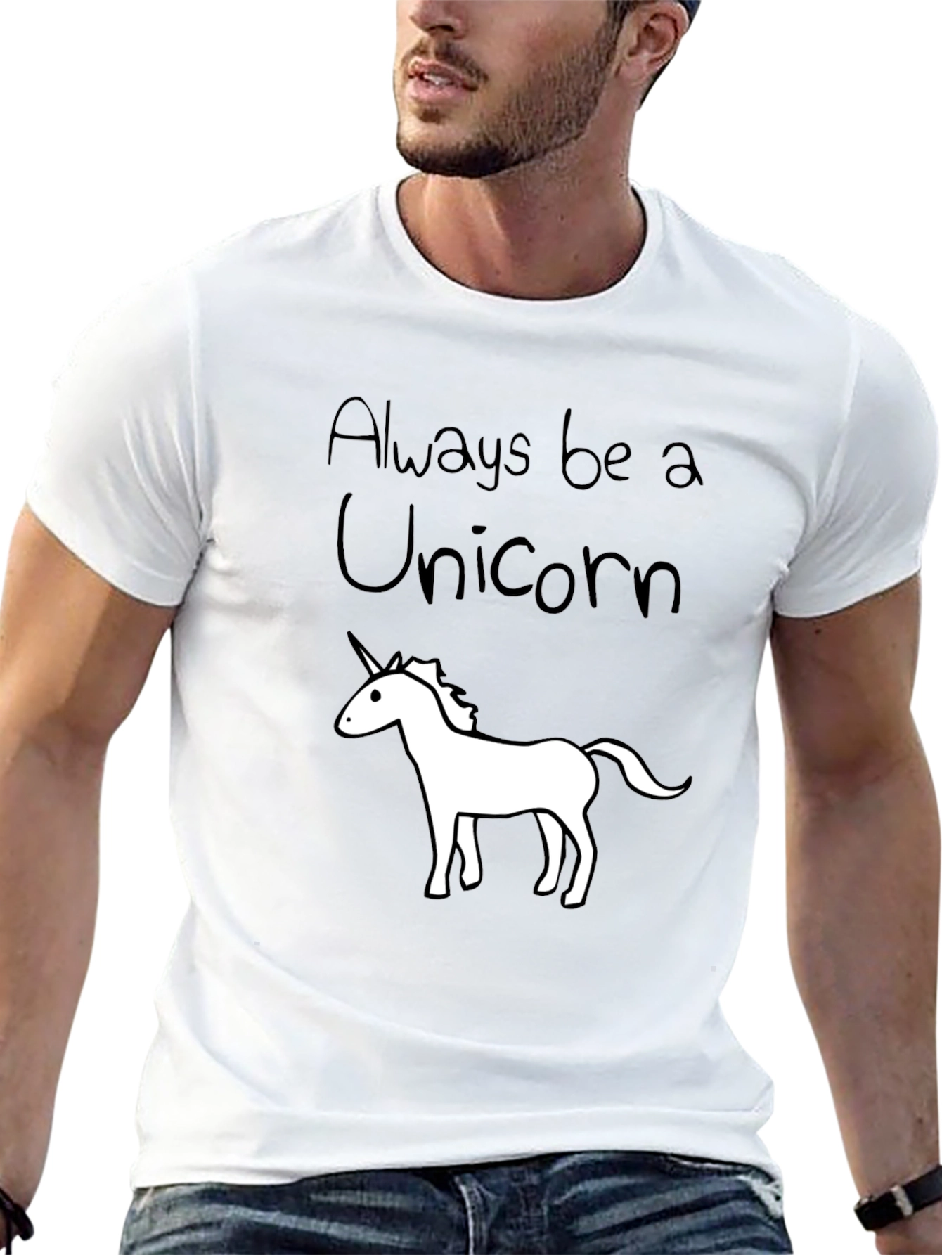 Always Be a Unicorn Black T-Shirt