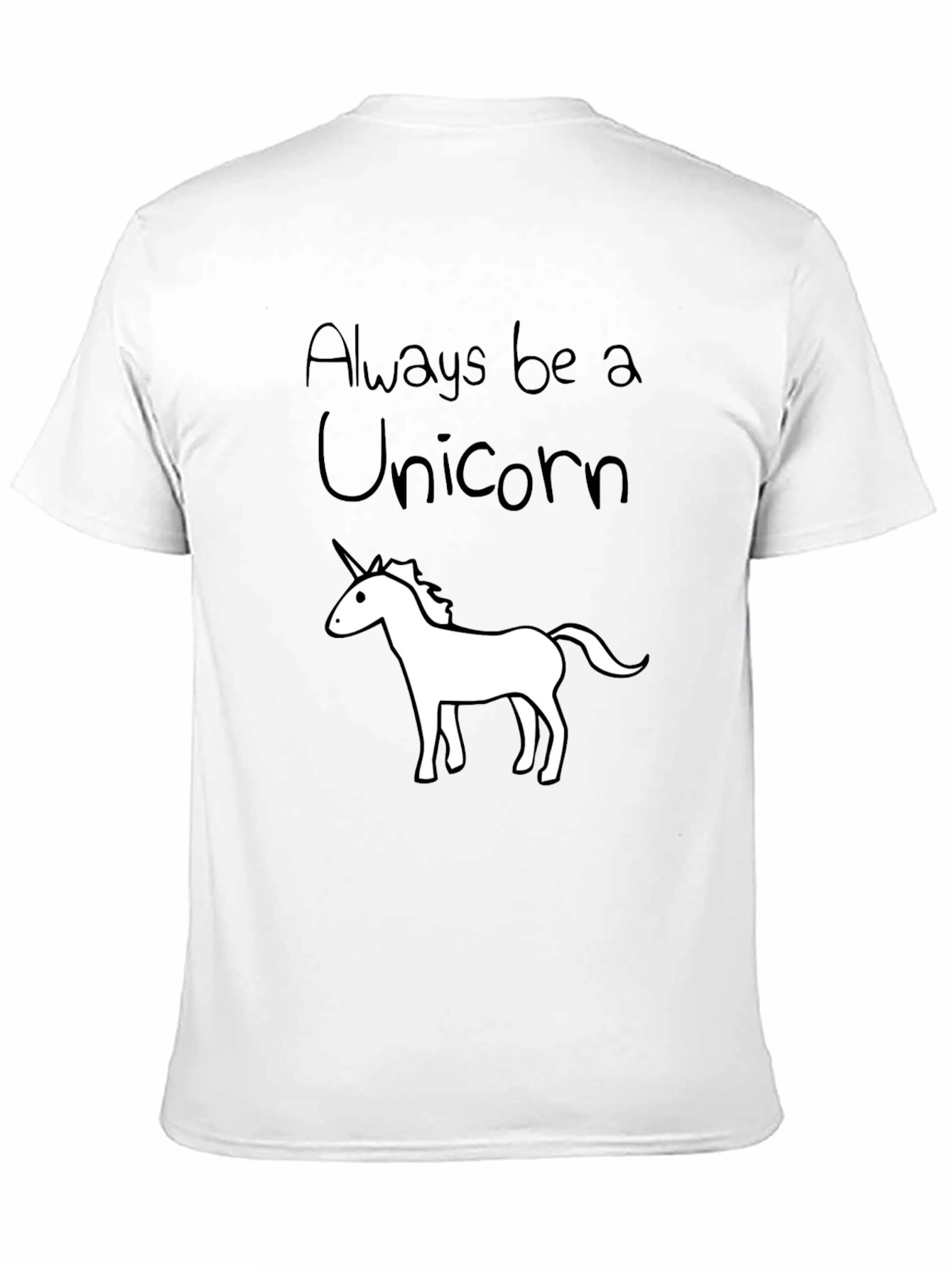 Always Be a Unicorn Black T-Shirt