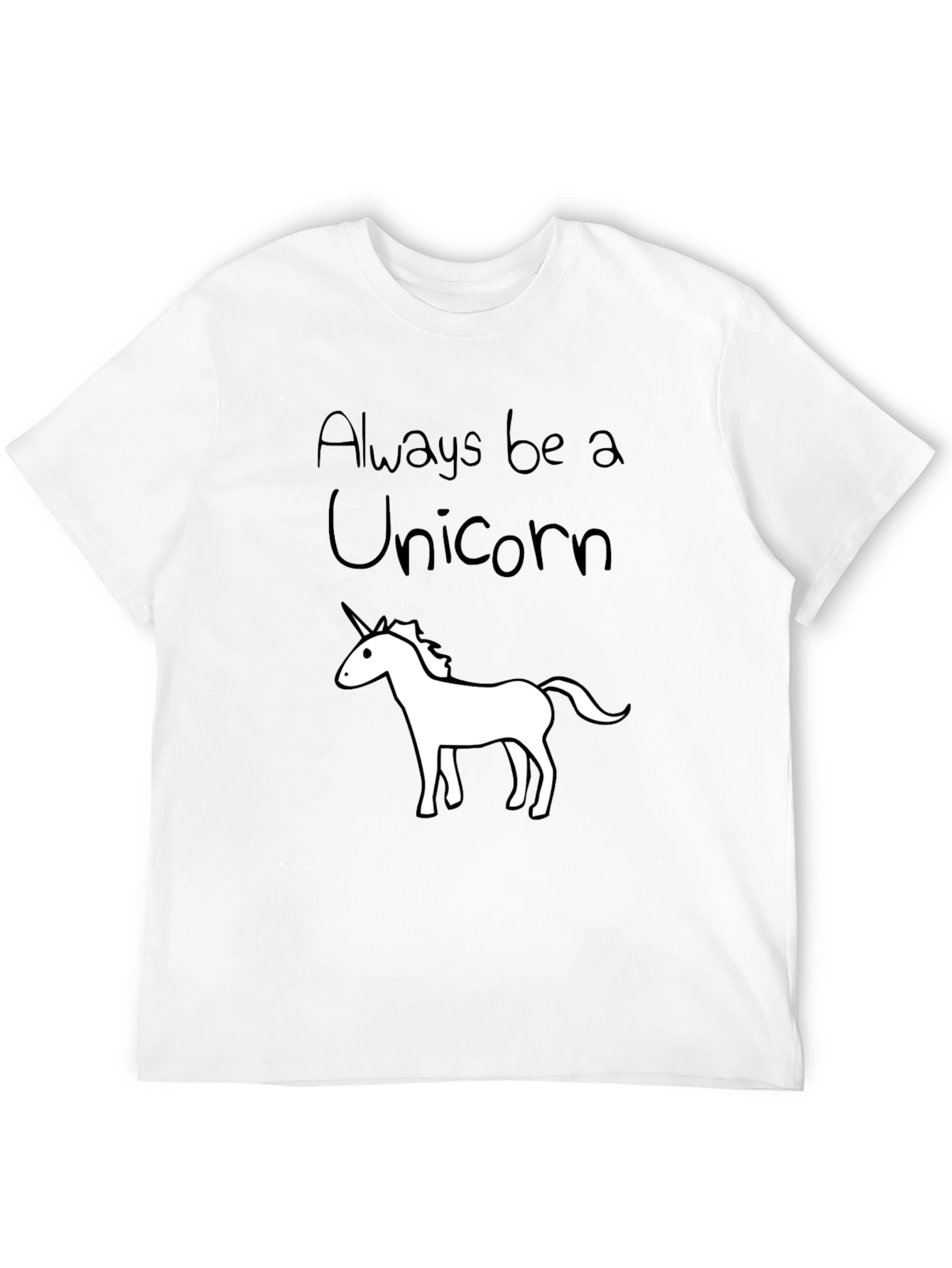 Always Be a Unicorn Black T-Shirt