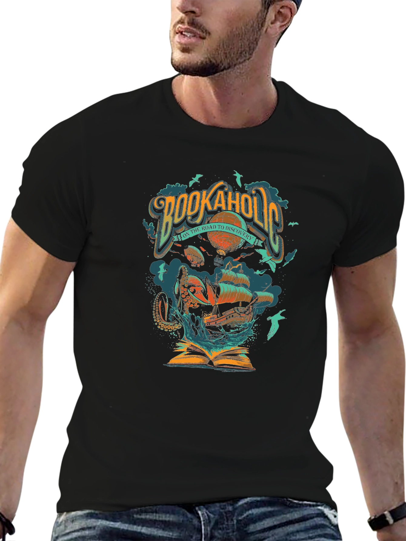 Bookaholic Road to Discovery T-Shirt