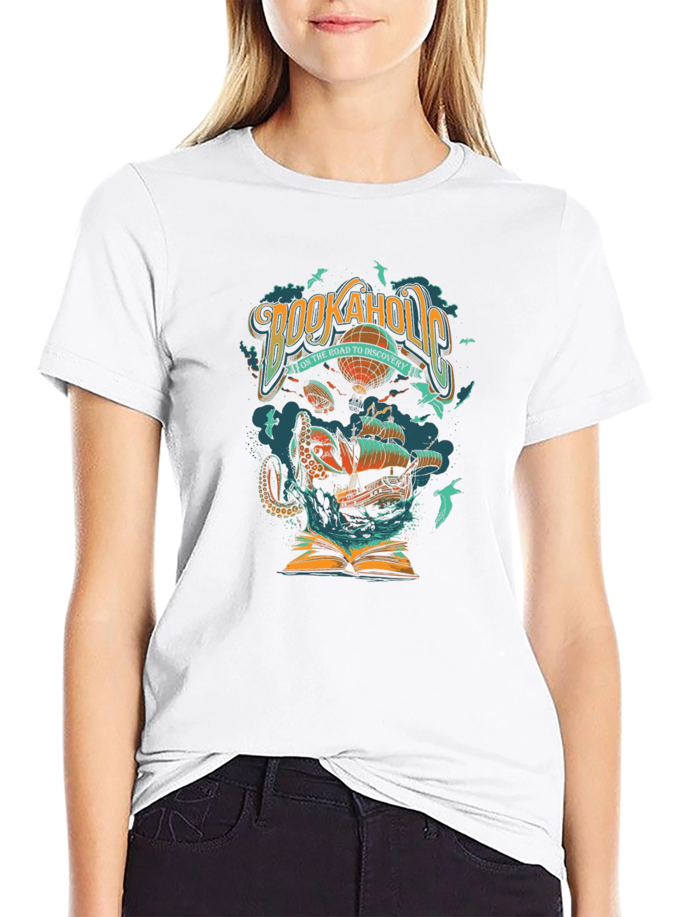 Bookaholic Road to Discovery T-Shirt