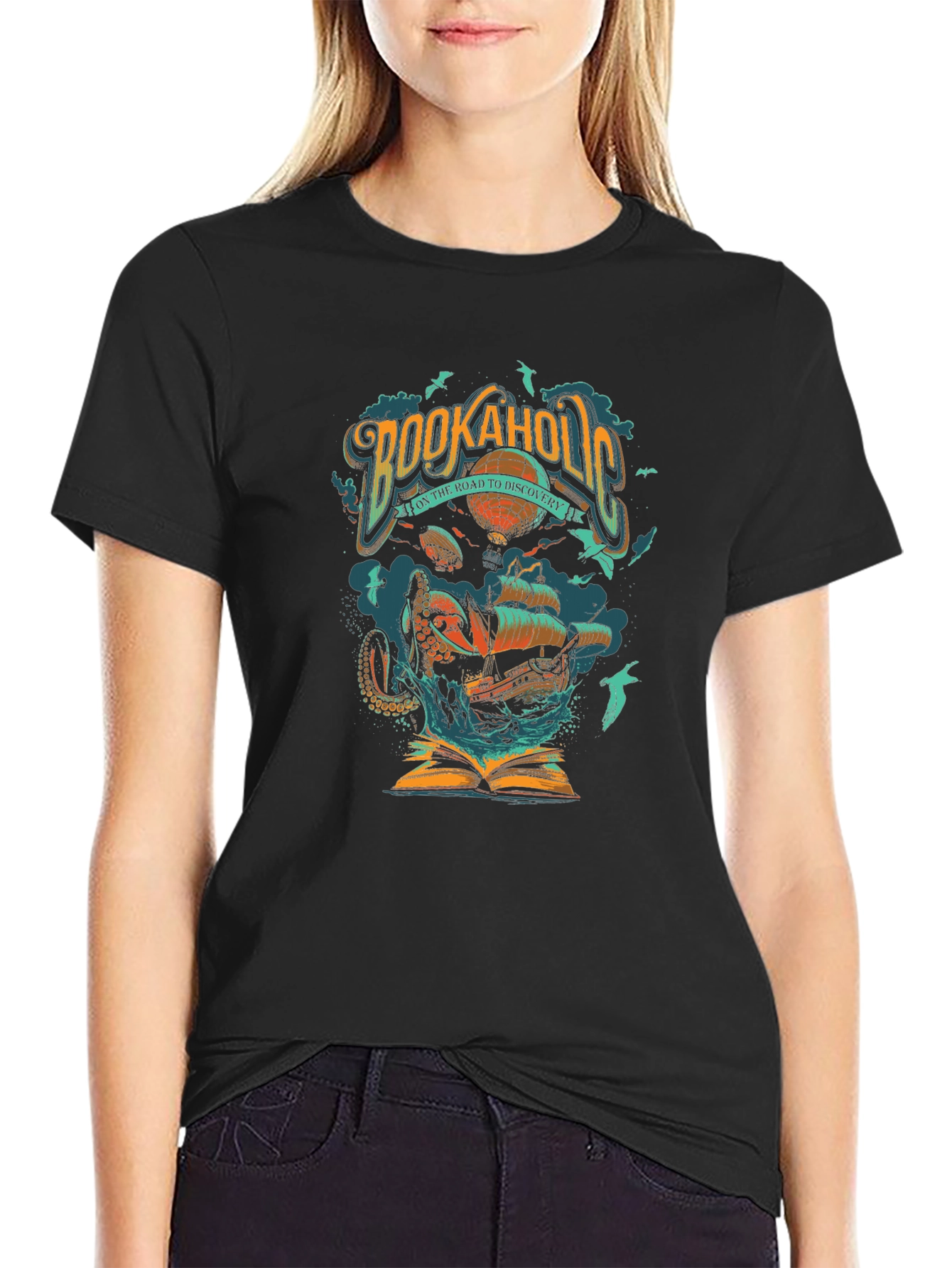 Bookaholic Road to Discovery T-Shirt