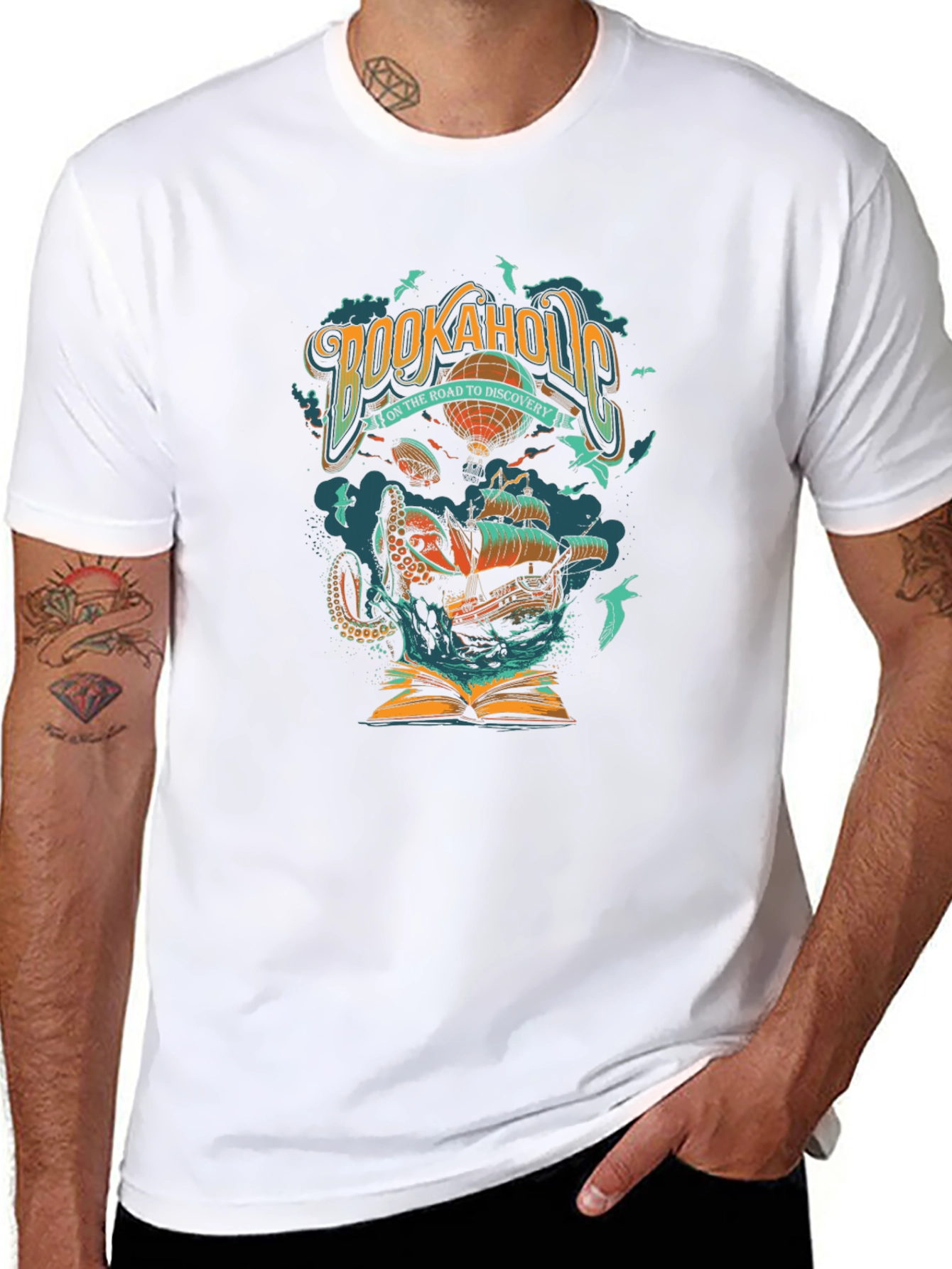 Bookaholic Road to Discovery T-Shirt