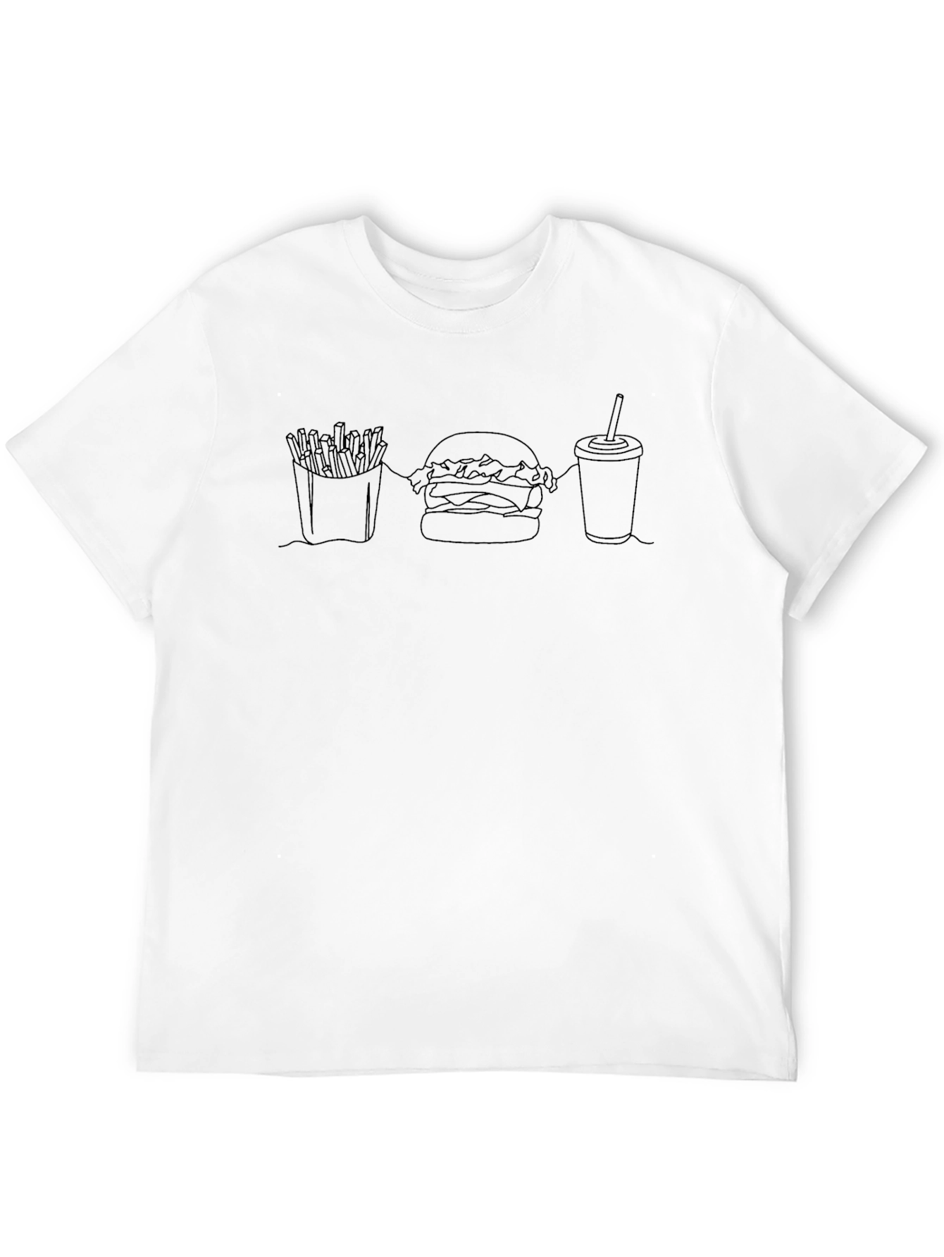 Burger Fries & Drink Graphic Tee