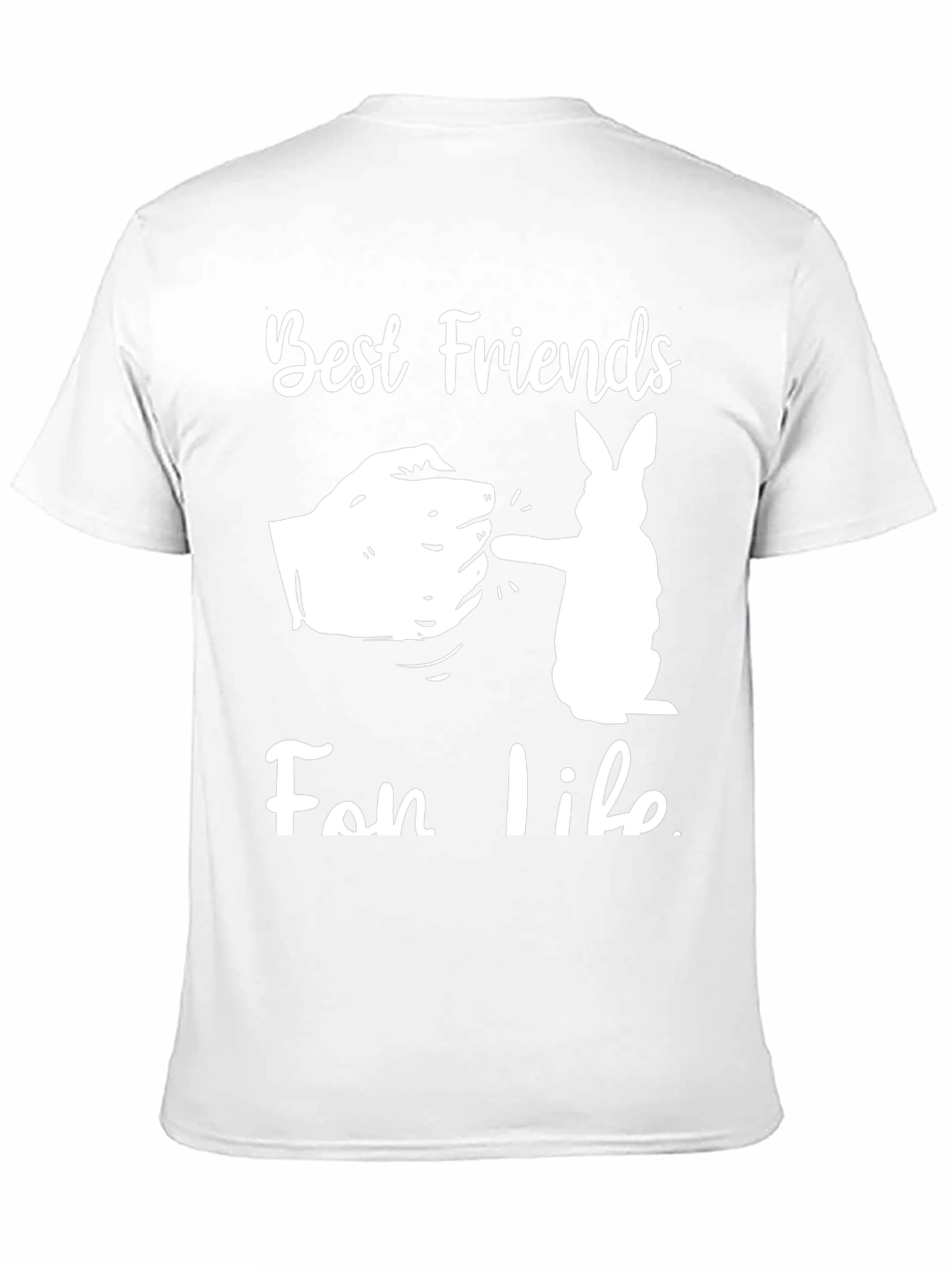 Best Friends Fist Bump T-Shirt - Black