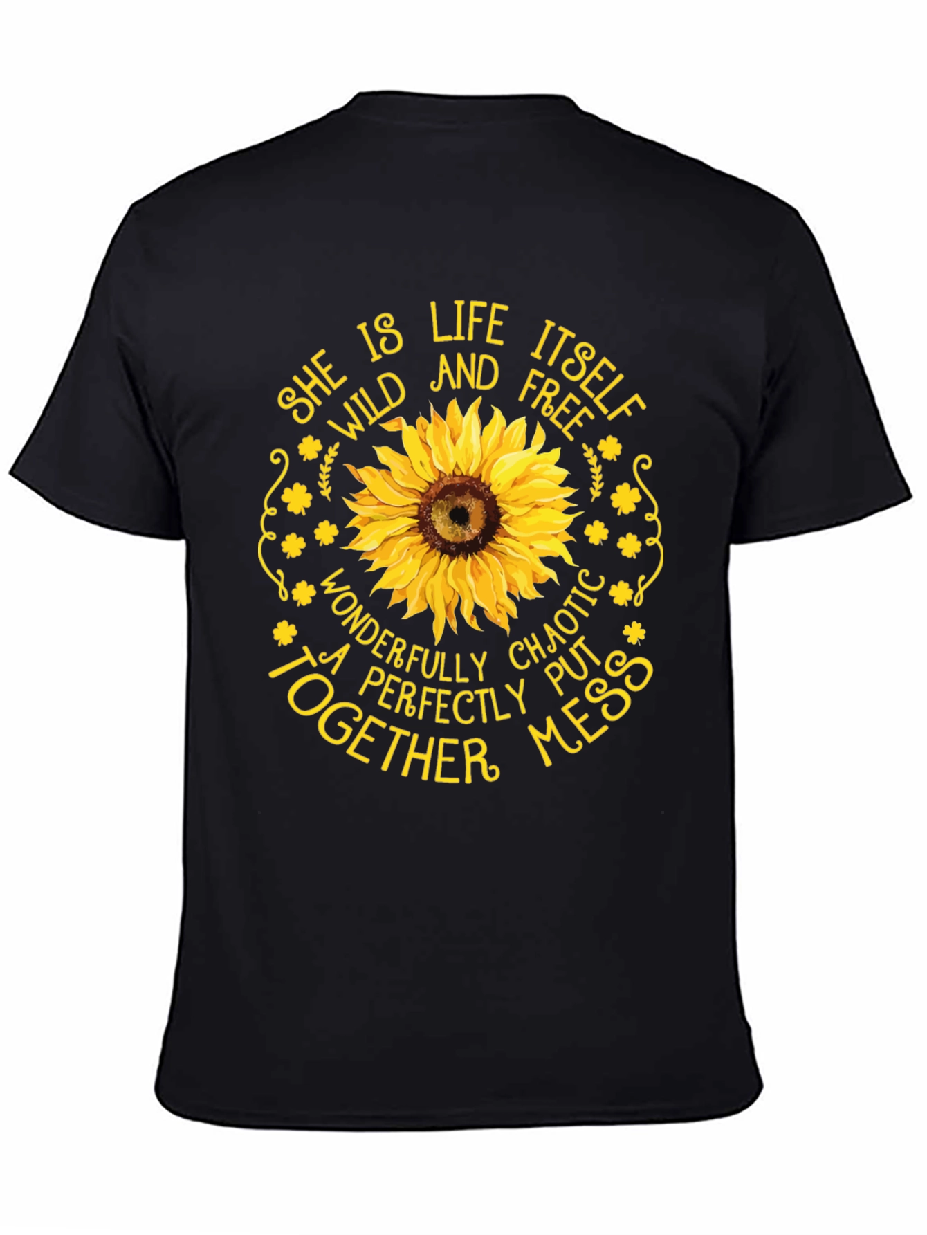 She is Life Sunflower Graphic T-Shirt