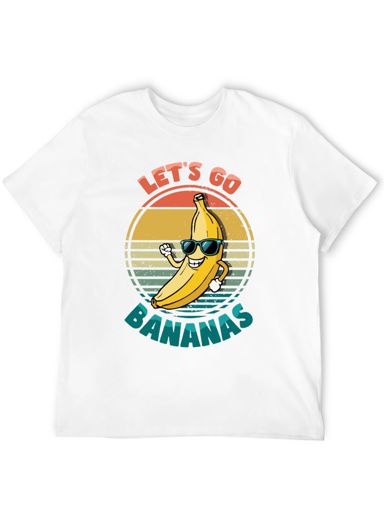 Lets Go Bananas Black Graphic Tee