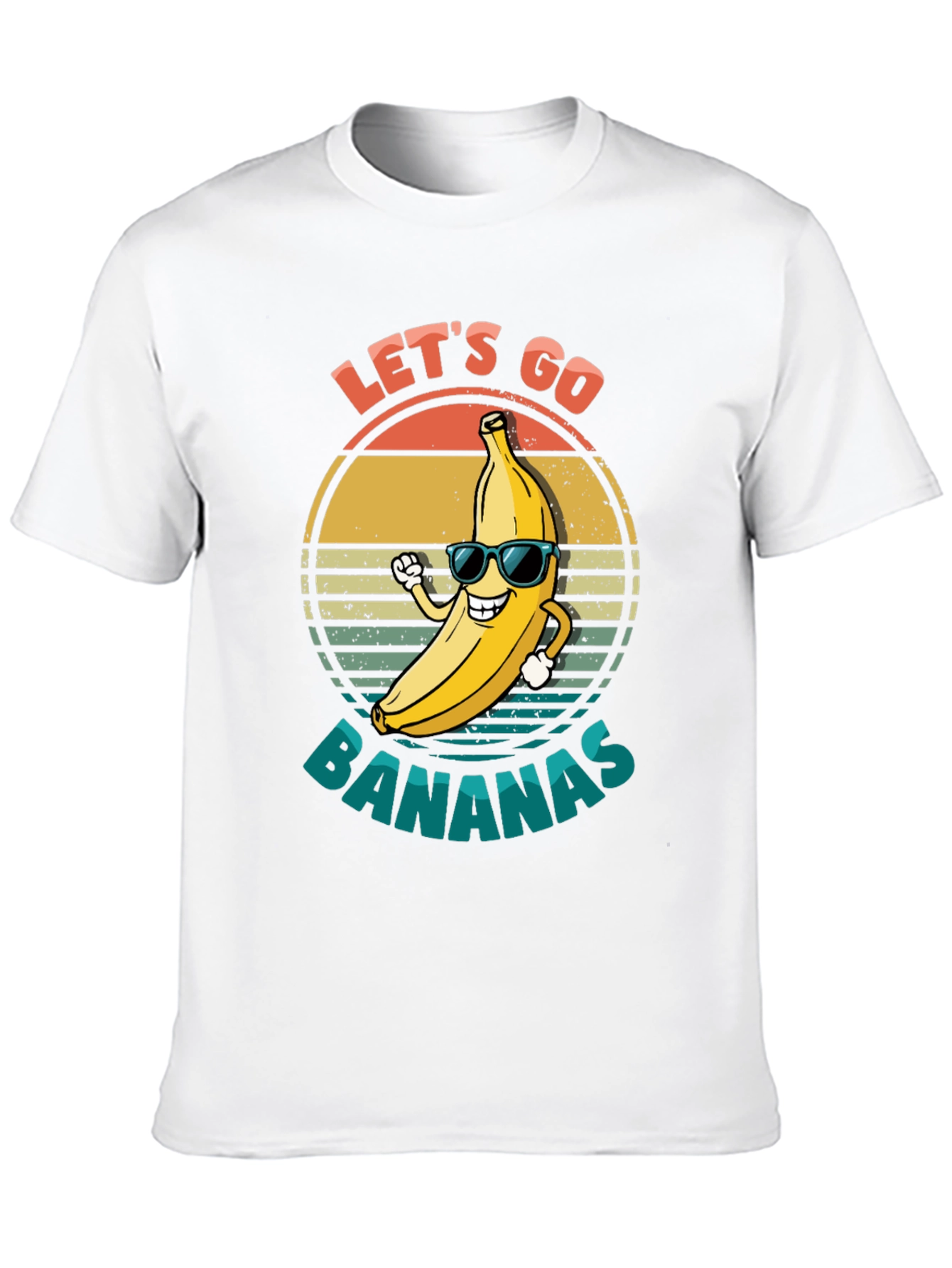 Lets Go Bananas Black Graphic Tee