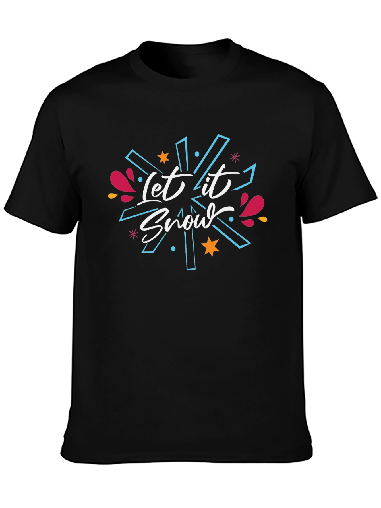 Let It Snow Holiday T-Shirt - Festive Graphic Tee