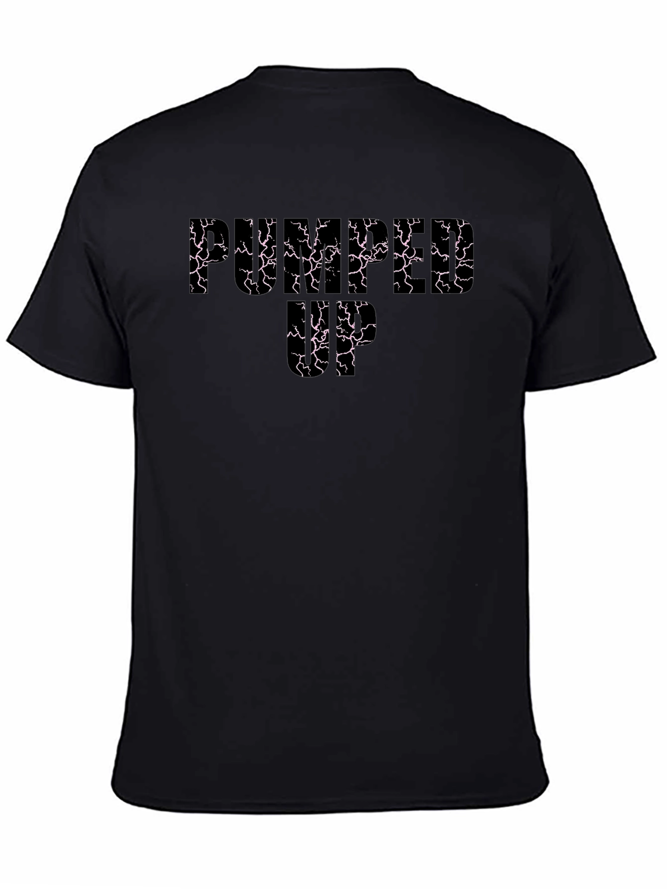 Pumped Up Black Graphic Tee