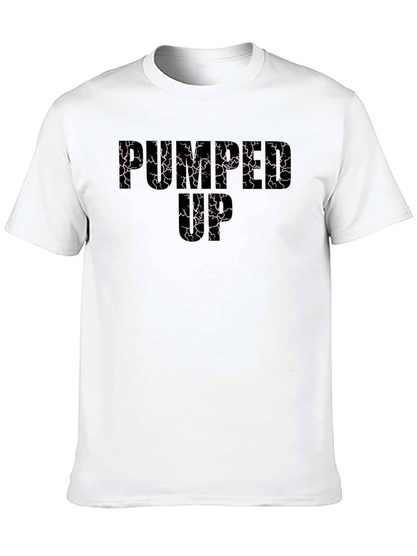 Pumped Up Black Graphic Tee