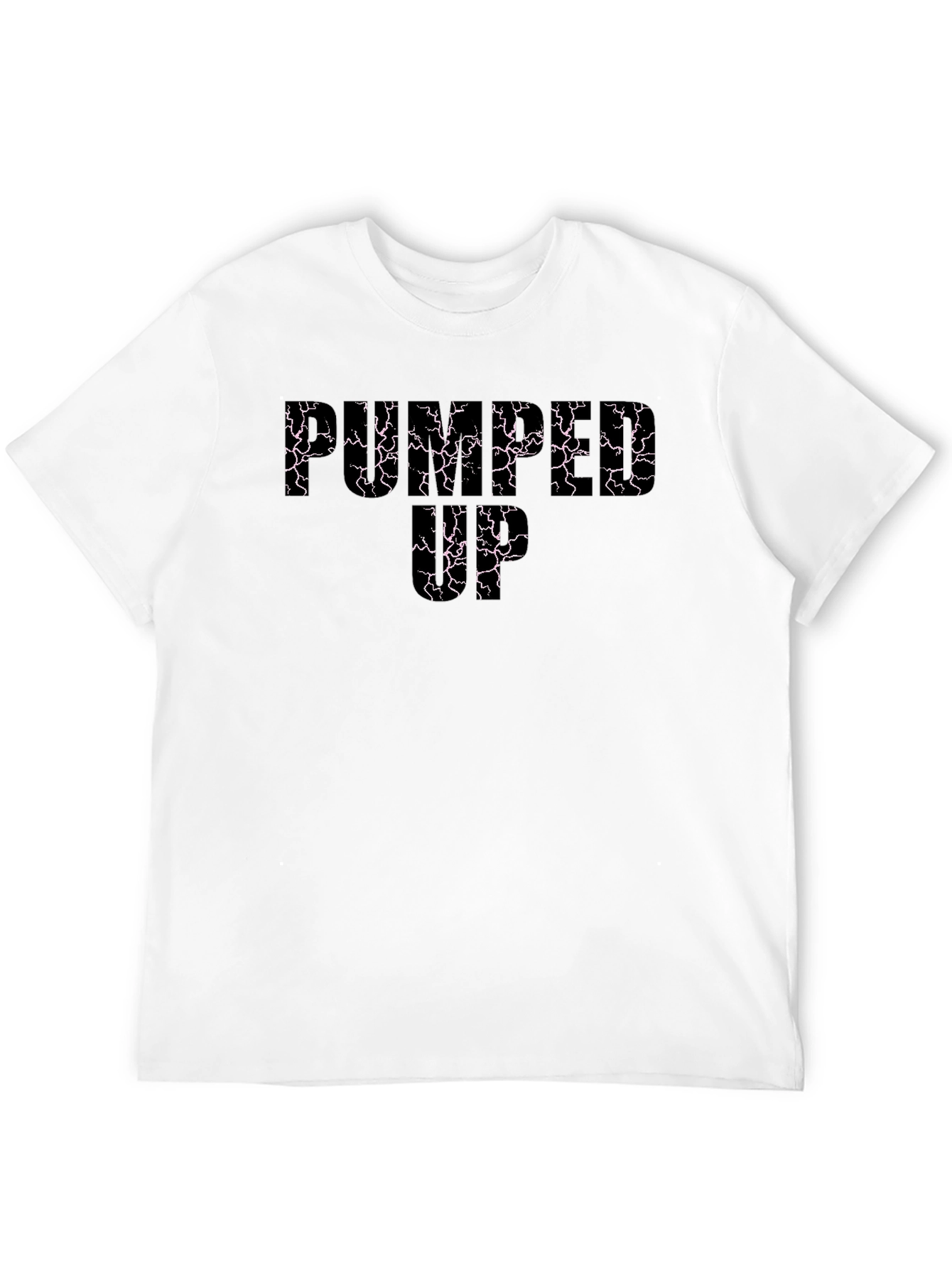 Pumped Up Black Graphic Tee