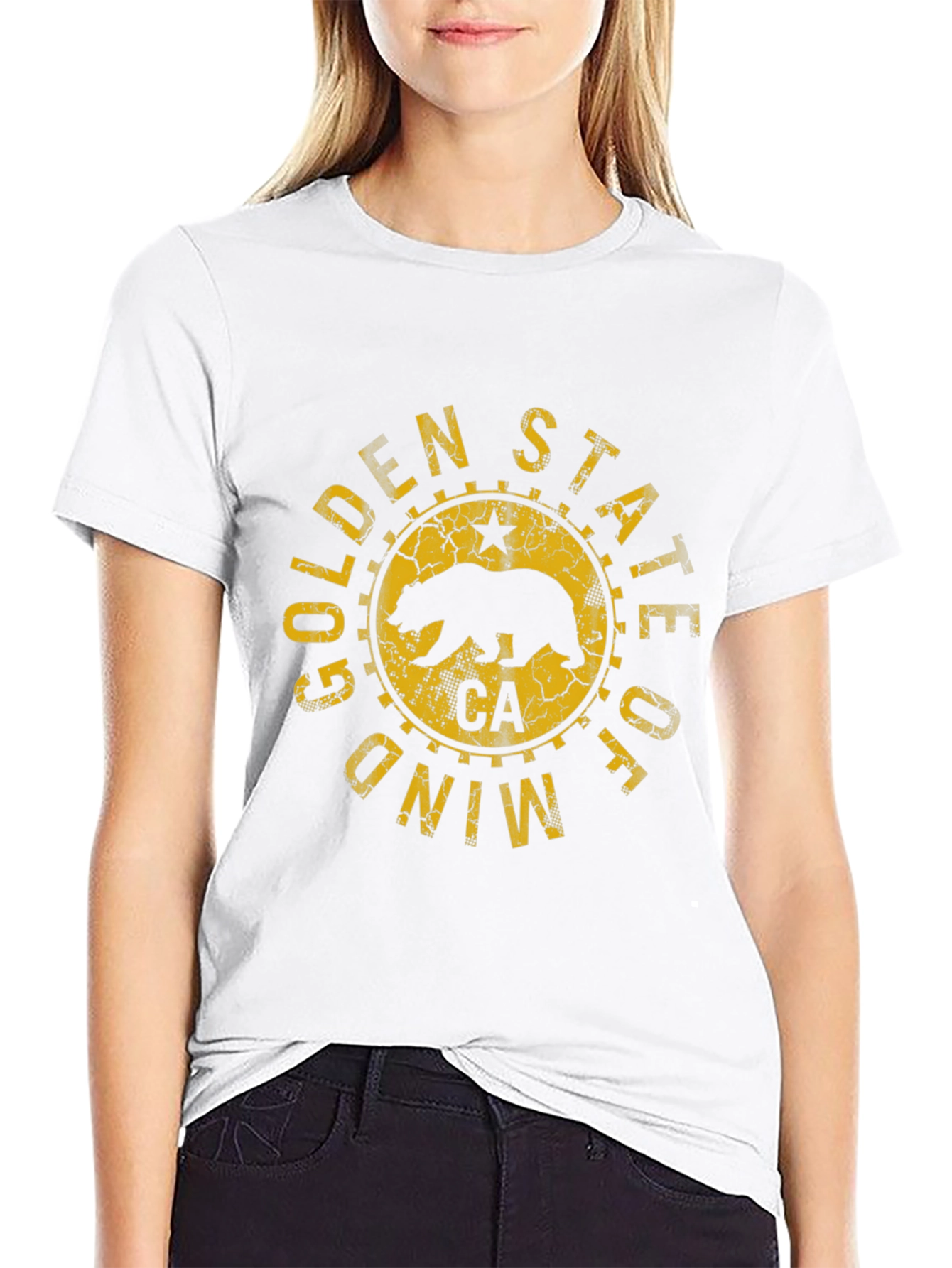 Golden State of Mind T-Shirt - Black