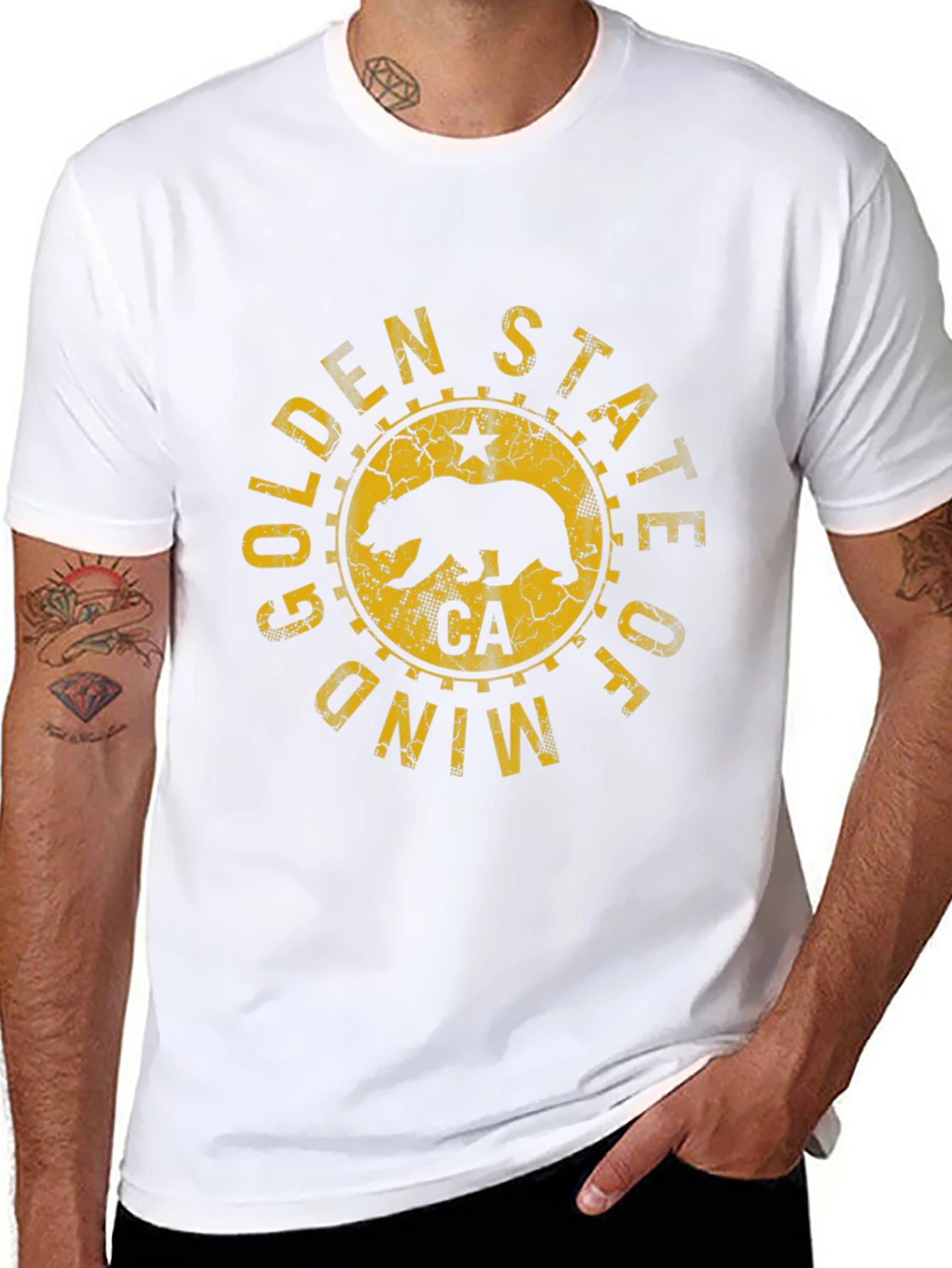 Golden State of Mind T-Shirt - Black