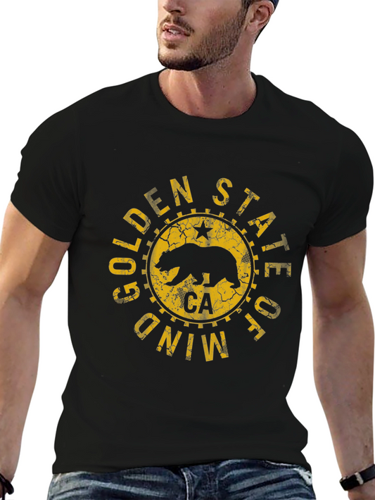 Golden State of Mind T-Shirt - Black