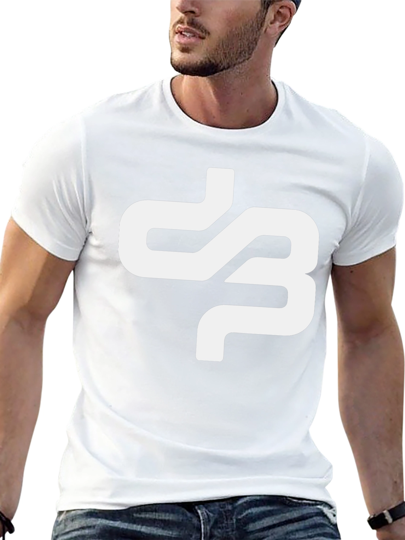 Abstract Logo Black T-Shirt