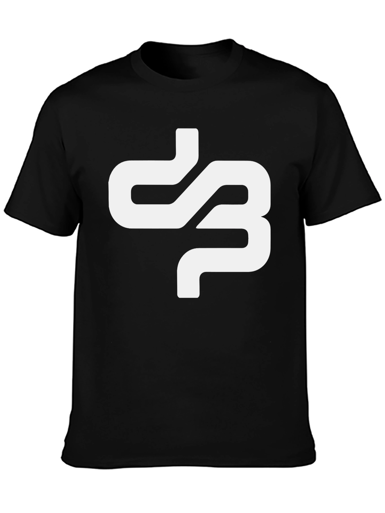Abstract Logo Black T-Shirt