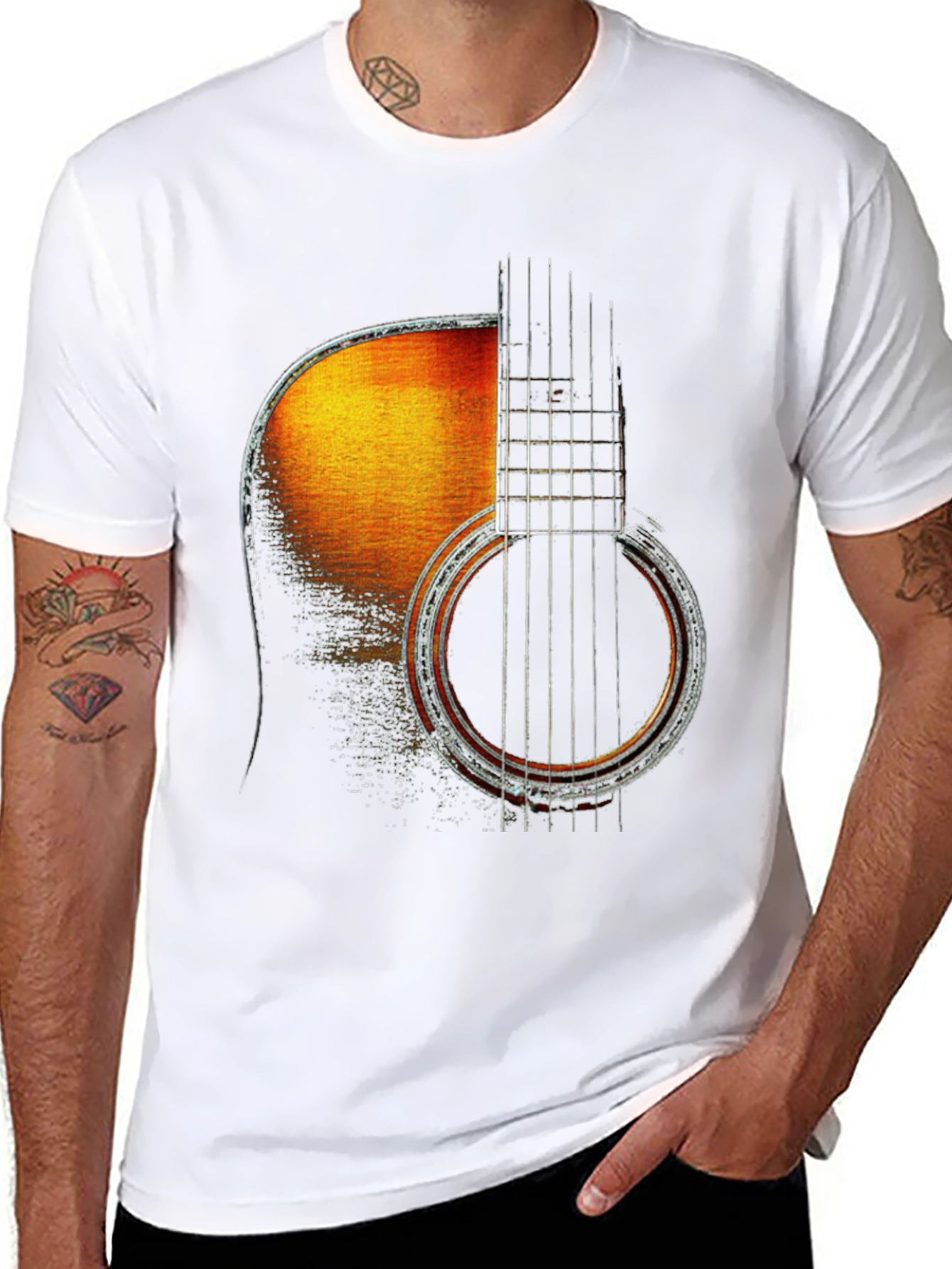 Acoustic Guitar Graphic Tee