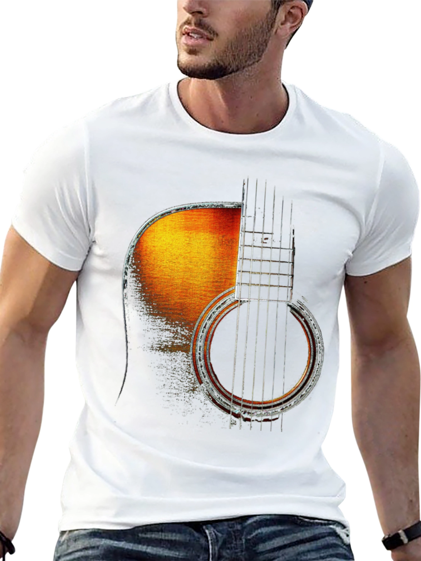 Acoustic Guitar Graphic Tee