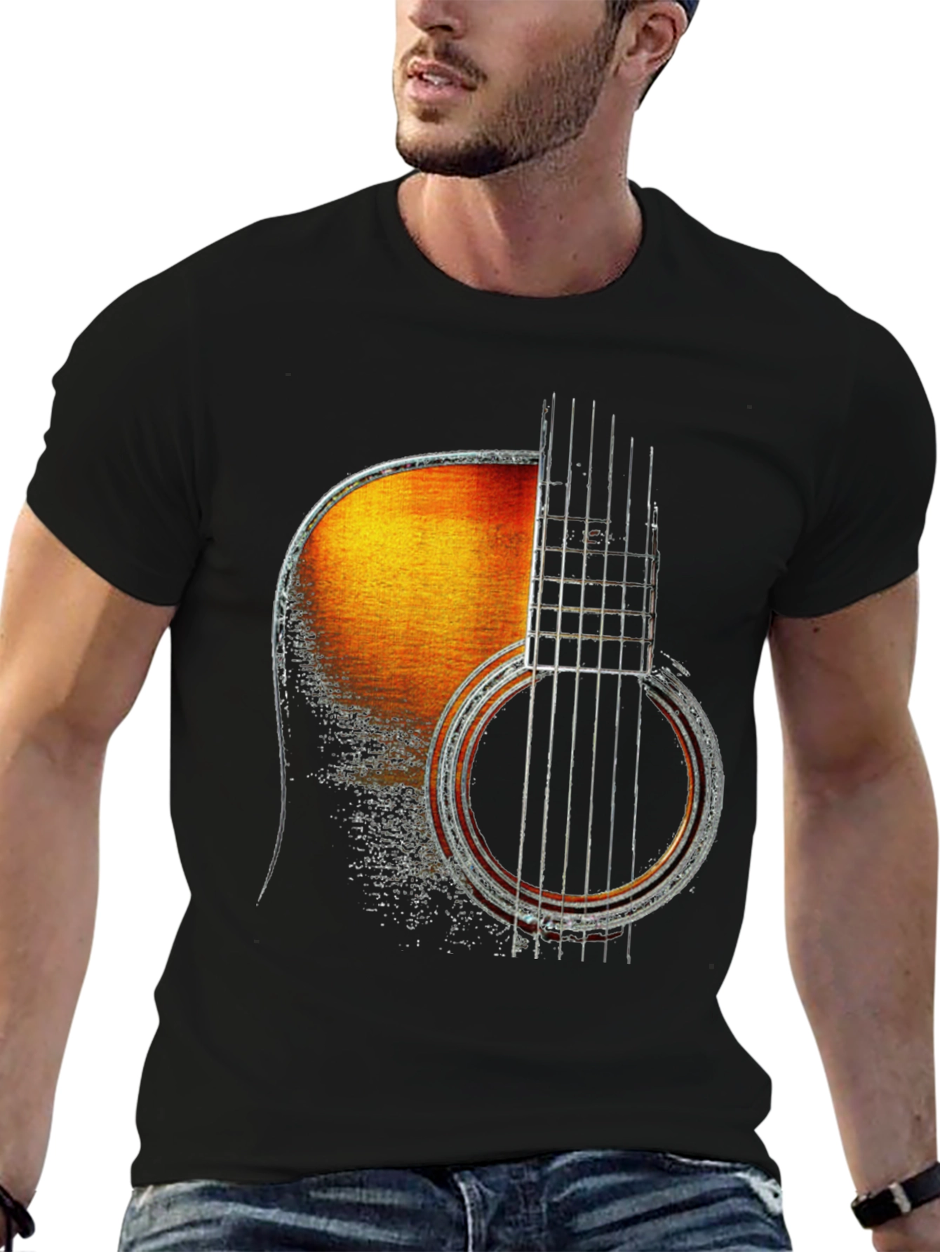 Acoustic Guitar Graphic Tee