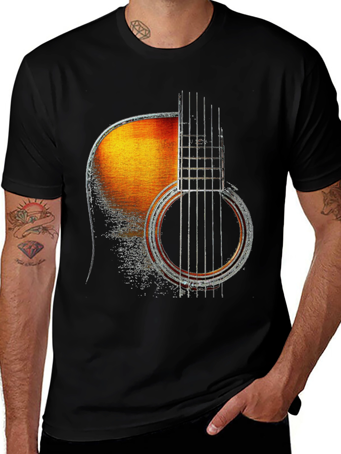 Acoustic Guitar Graphic Tee