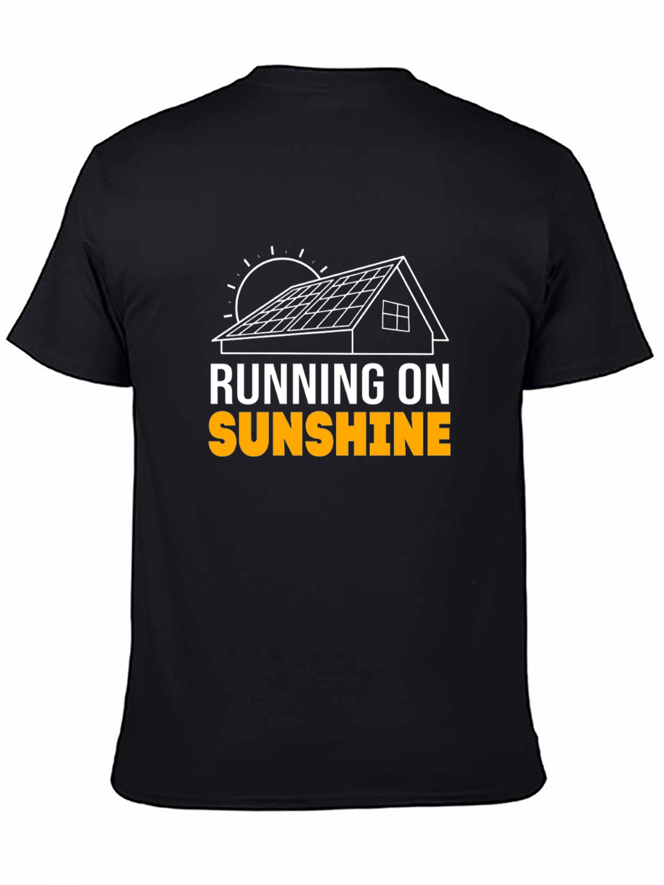Running on Sunshine Solar Panel T-Shirt